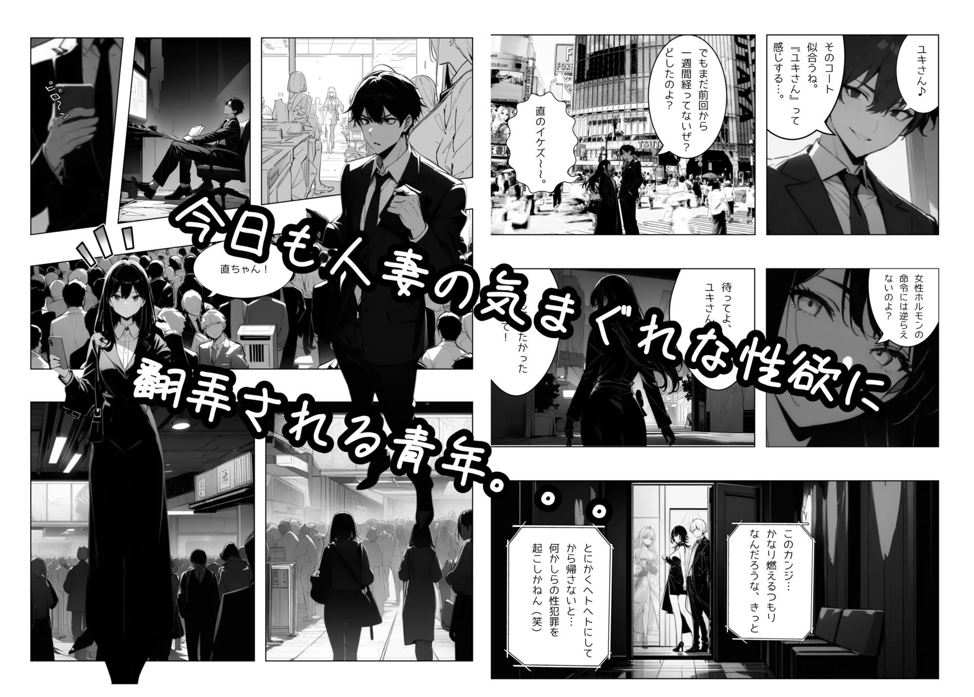 人妻ペット遊戯  〜小悪魔性欲姉さんvsどぴゅ出し君〜 - サンプル画像 1