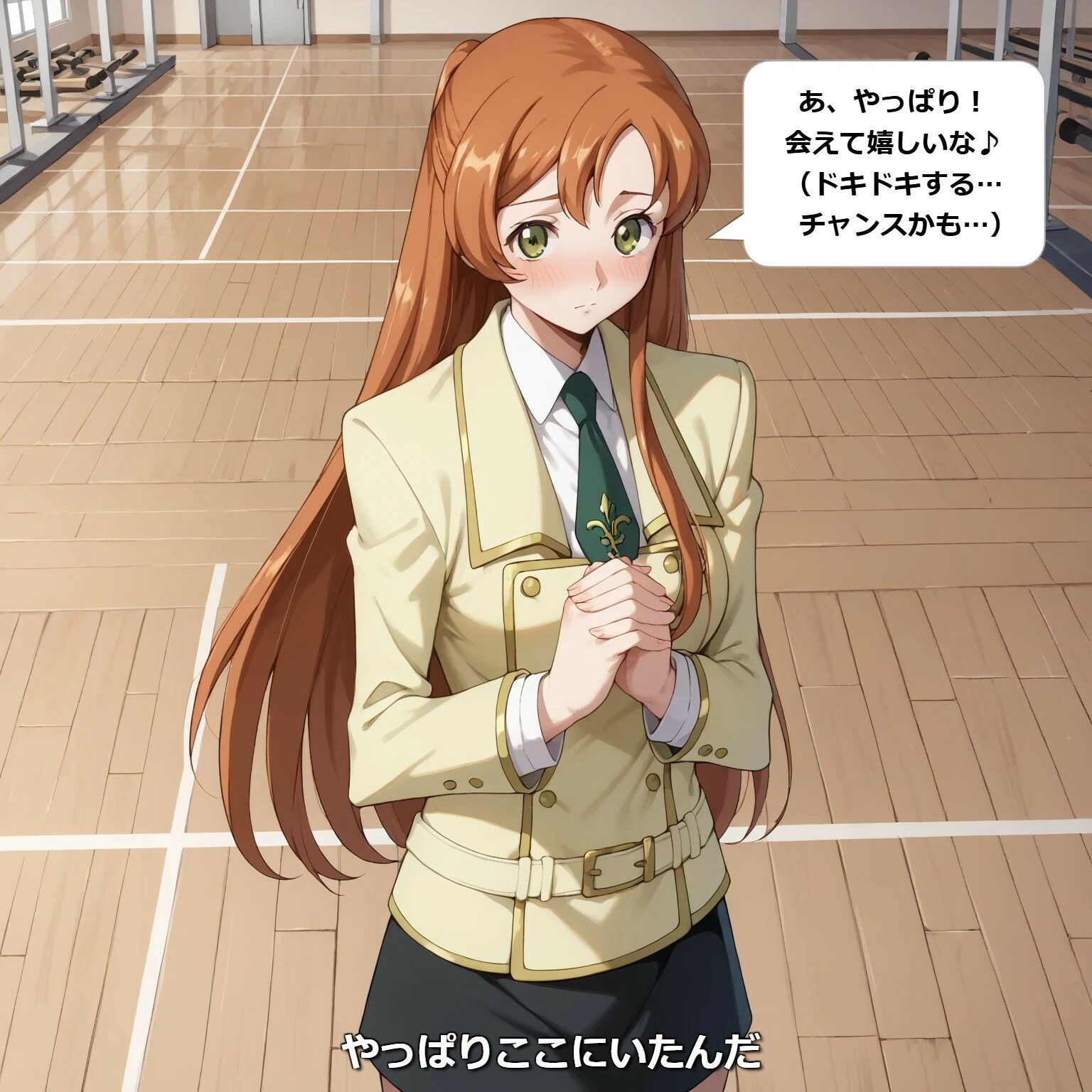 【フルカラー漫画】【放課後の密約】体育館倉庫で重なる鼓動と純愛 〜コードギア●のシャーリ●が全てを捧げる、一途な放課後告白〜 - サンプル画像 1