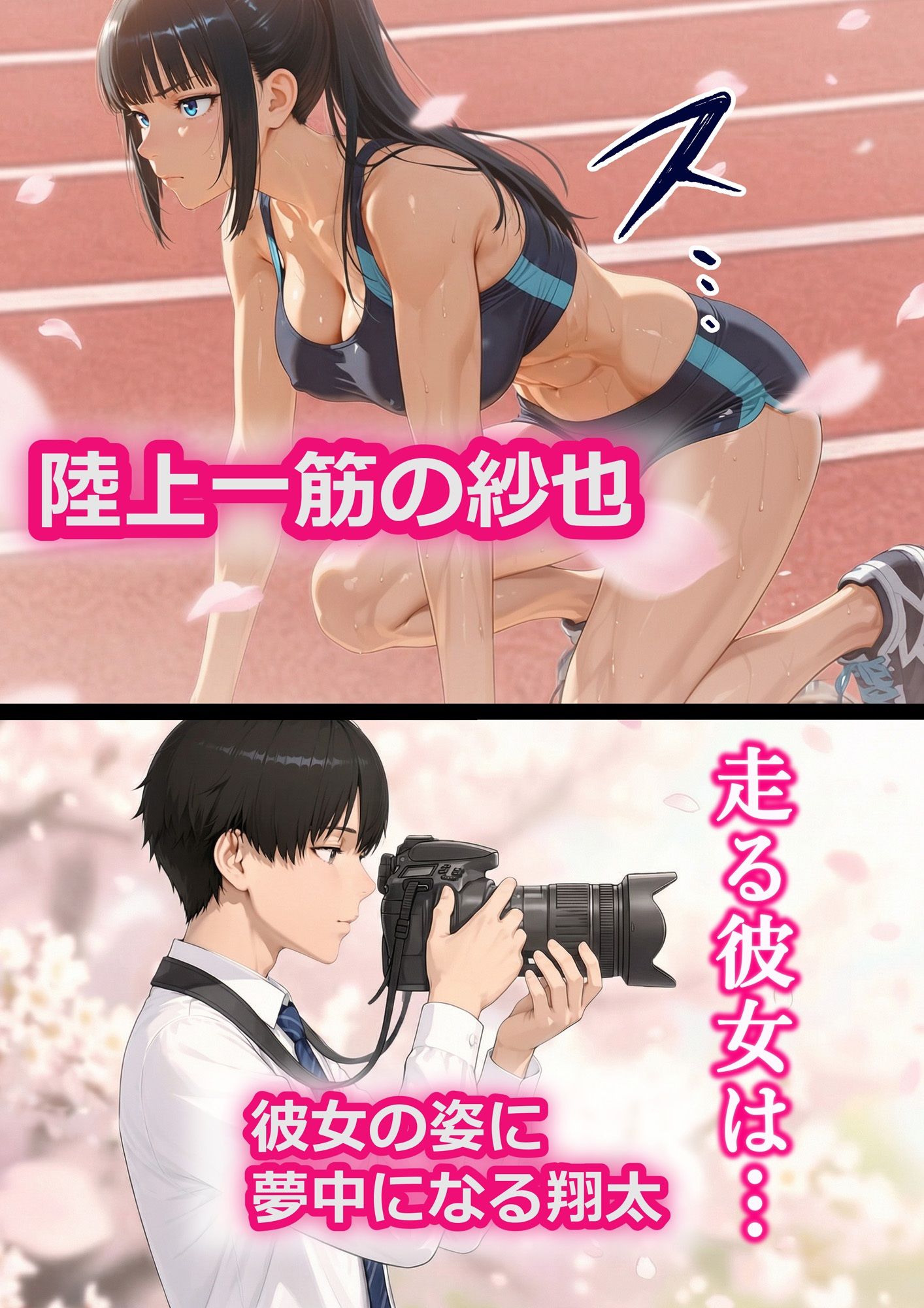 俺の彼女は陸上女子凝縮版 - サンプル画像 1
