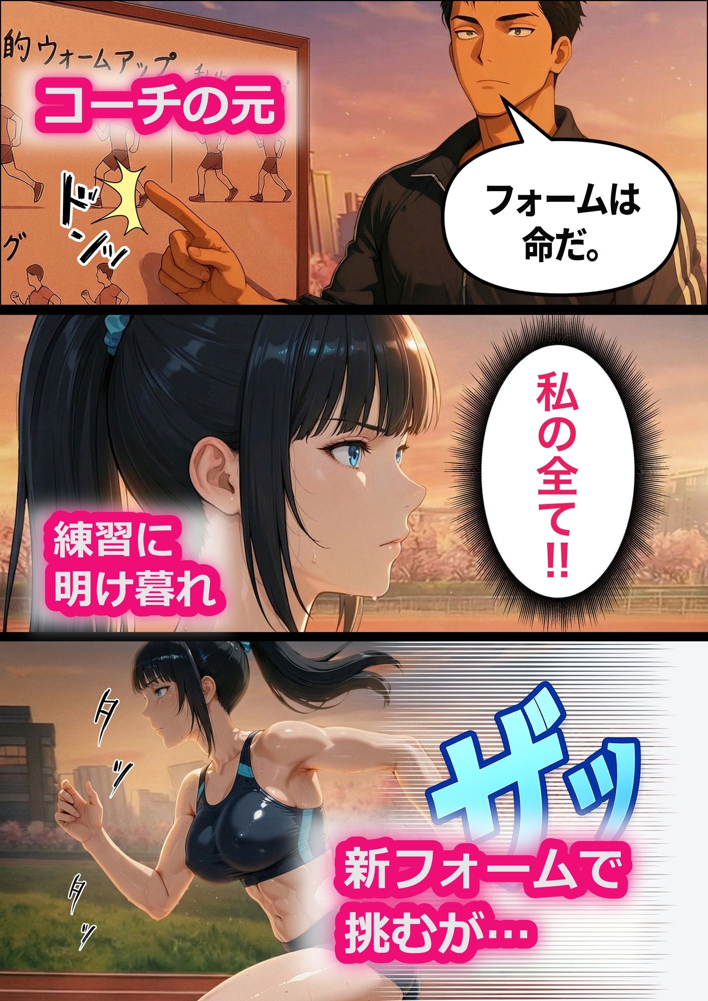 俺の彼女は陸上女子凝縮版 - サンプル画像 2