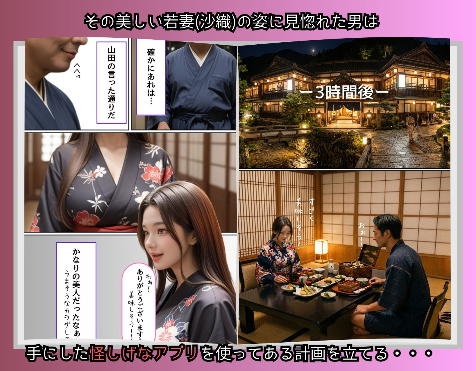 〜夢遊病アプリ〜むちむち人妻は俺らの生オナホ - サンプル画像 2