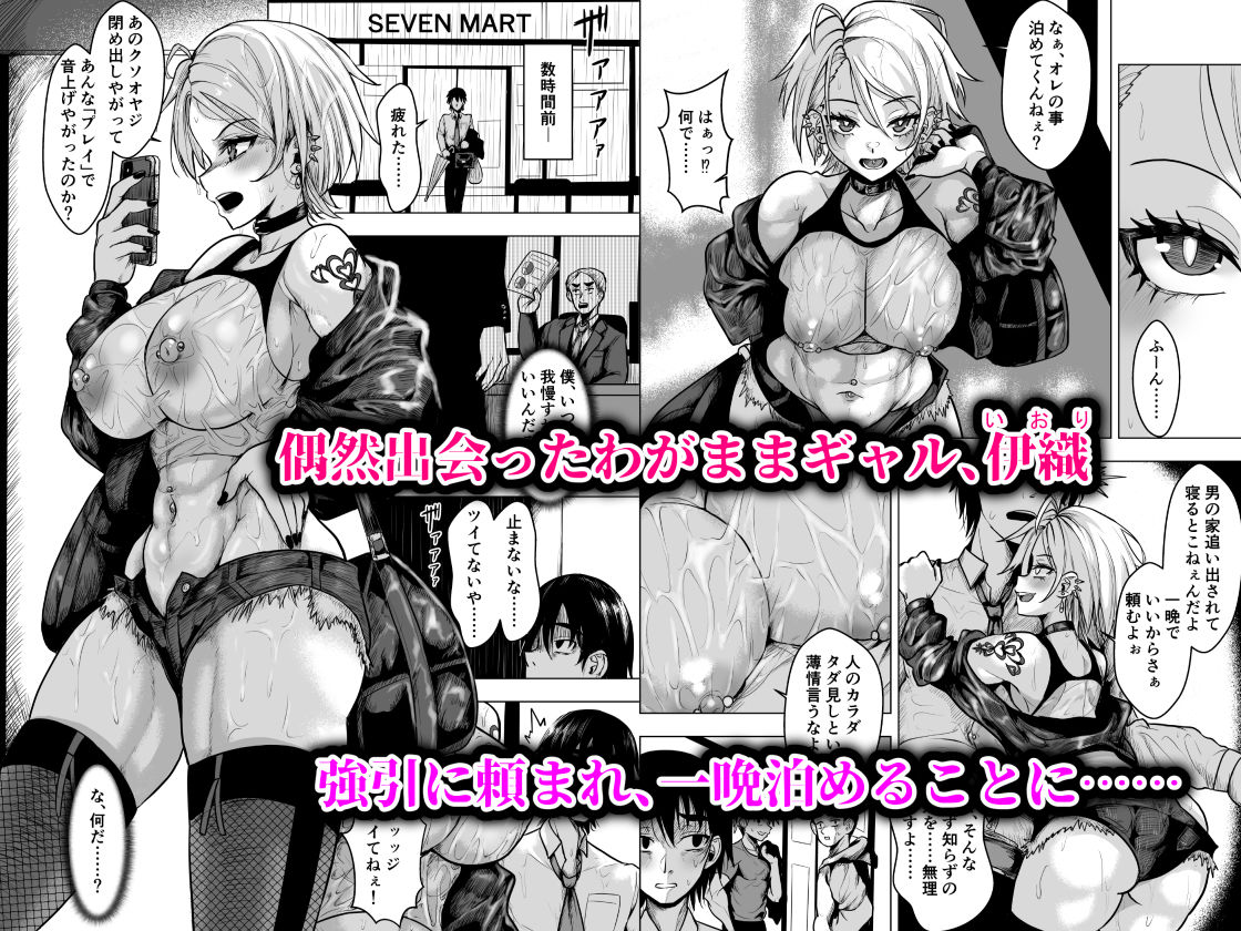 ヤンキーギャルを泊めたら淫乱ドマゾだった件 - サンプル画像 1
