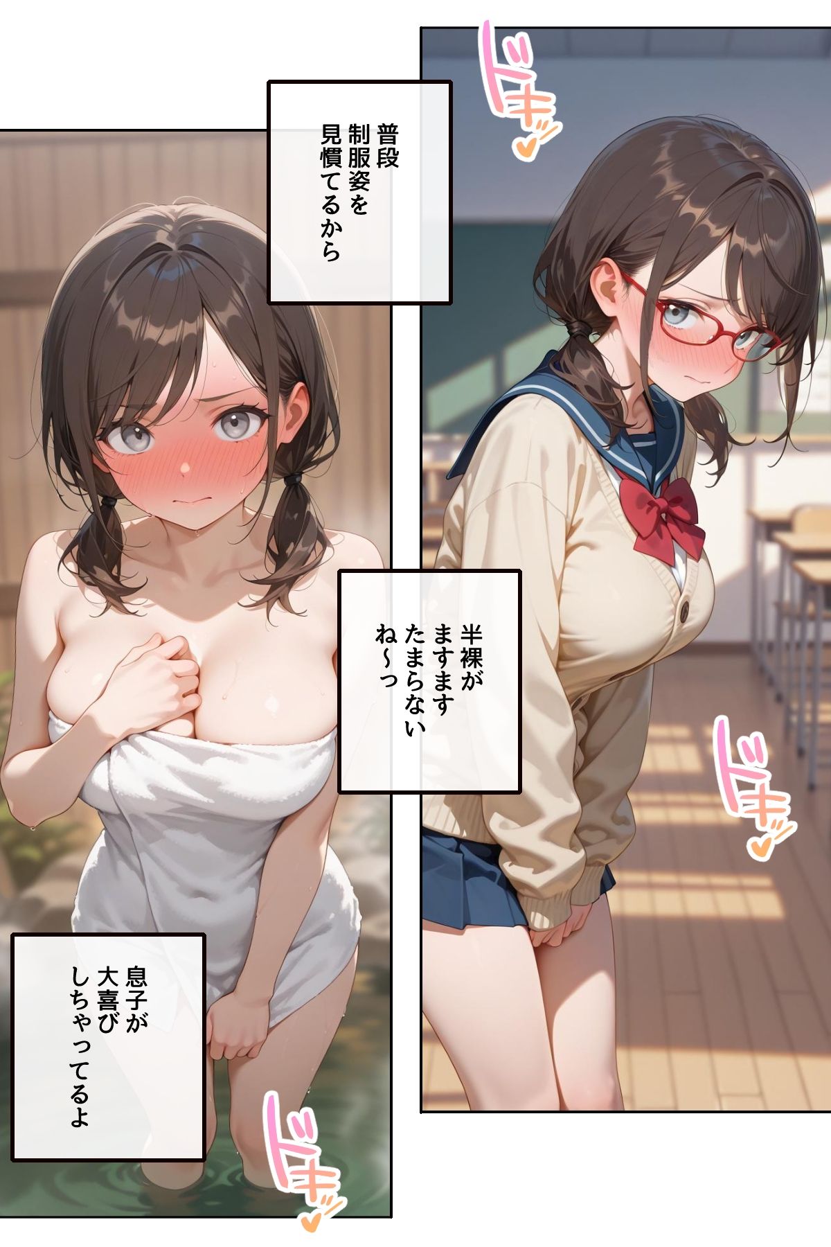 どこの女子校にもありふれた普通の性指導  〜温泉学園〜  1 - サンプル画像 2