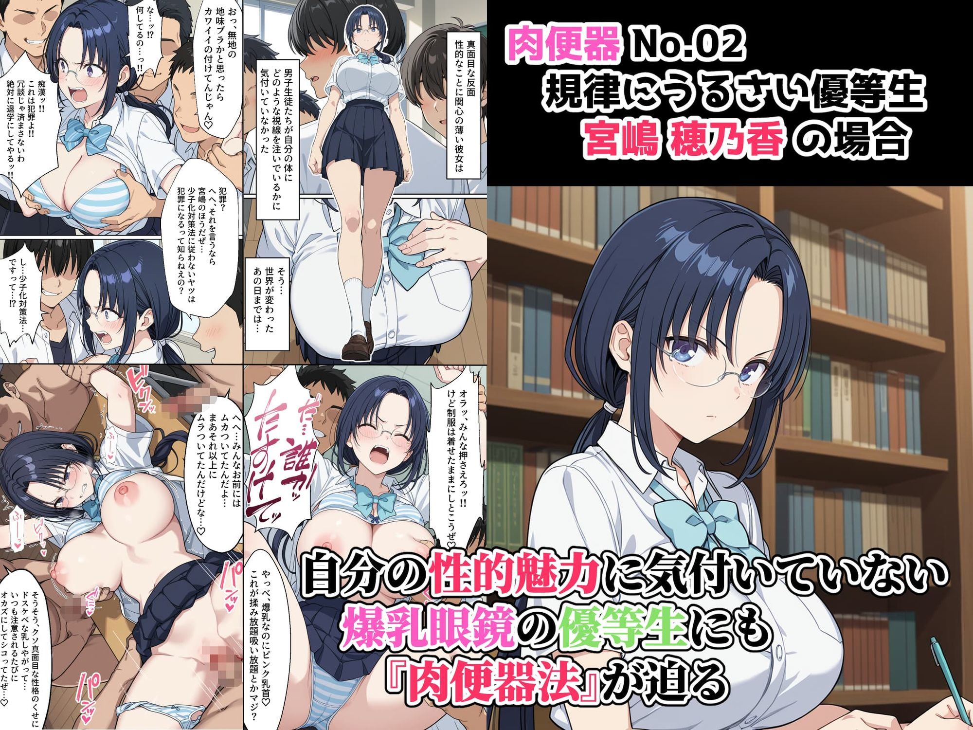 肉便器法の成立した世界で〜校内の好きな美少女を選んで肉便器にできる世界〜 - サンプル画像 4