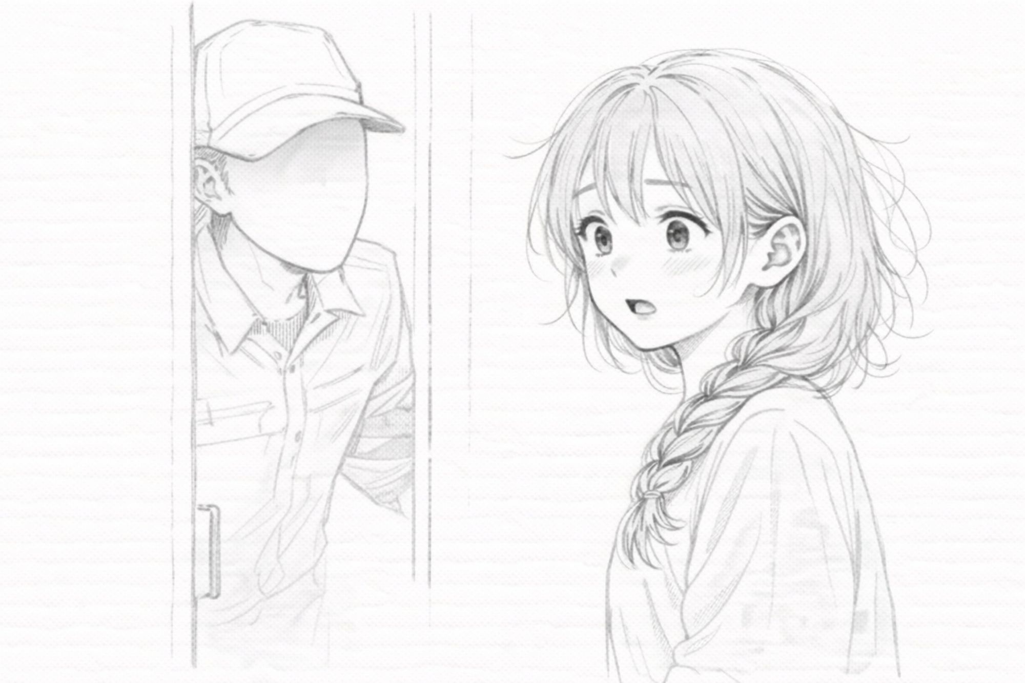 宅配便の男に顔を覚えられていた夜 ―受け取るだけのはずが― - サンプル画像 2