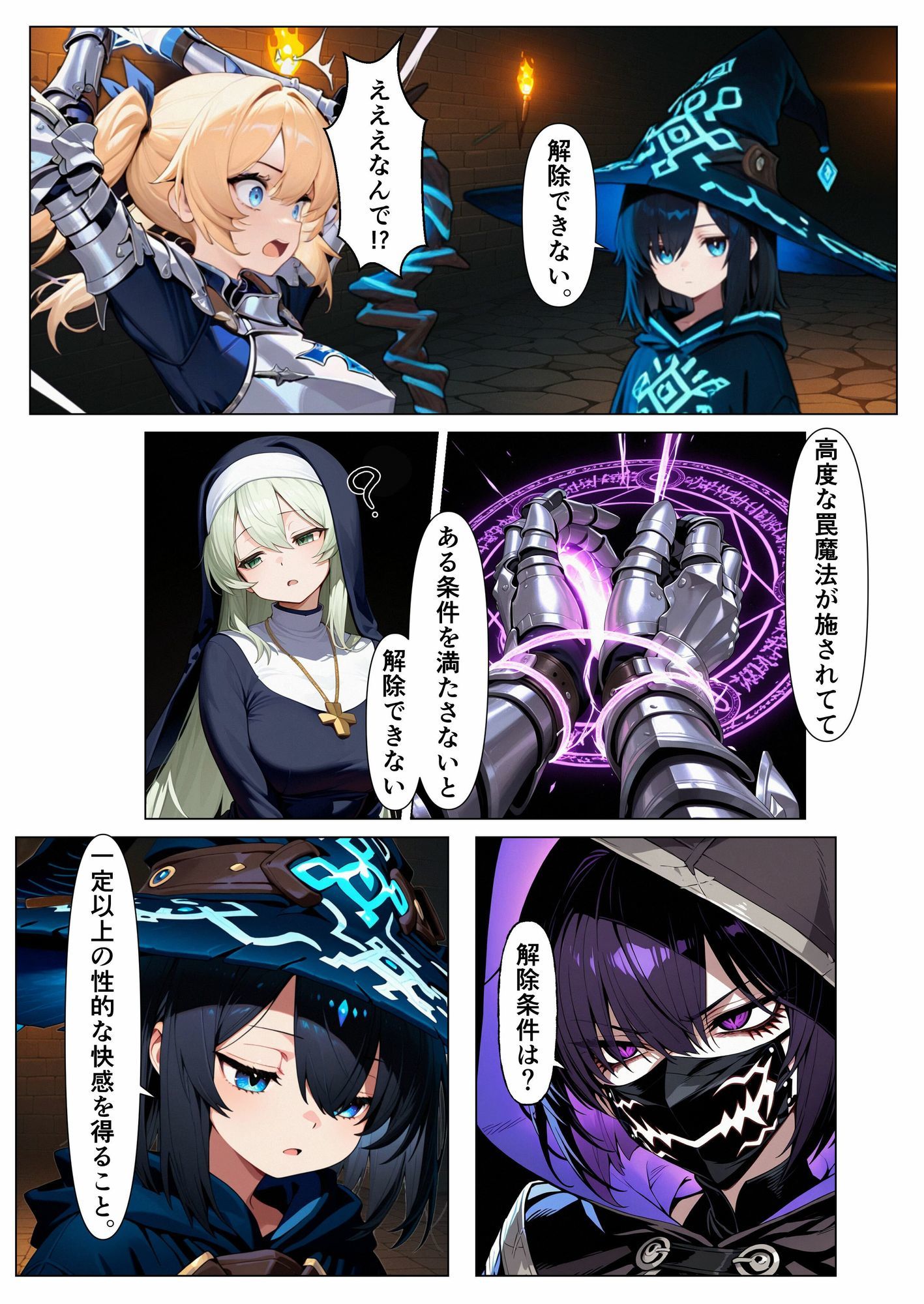 ダンジョンの罠は快楽でしか解除できないッ！？〜パシリの俺と格上女だけのパーティ〜 Trap.1 - サンプル画像 3