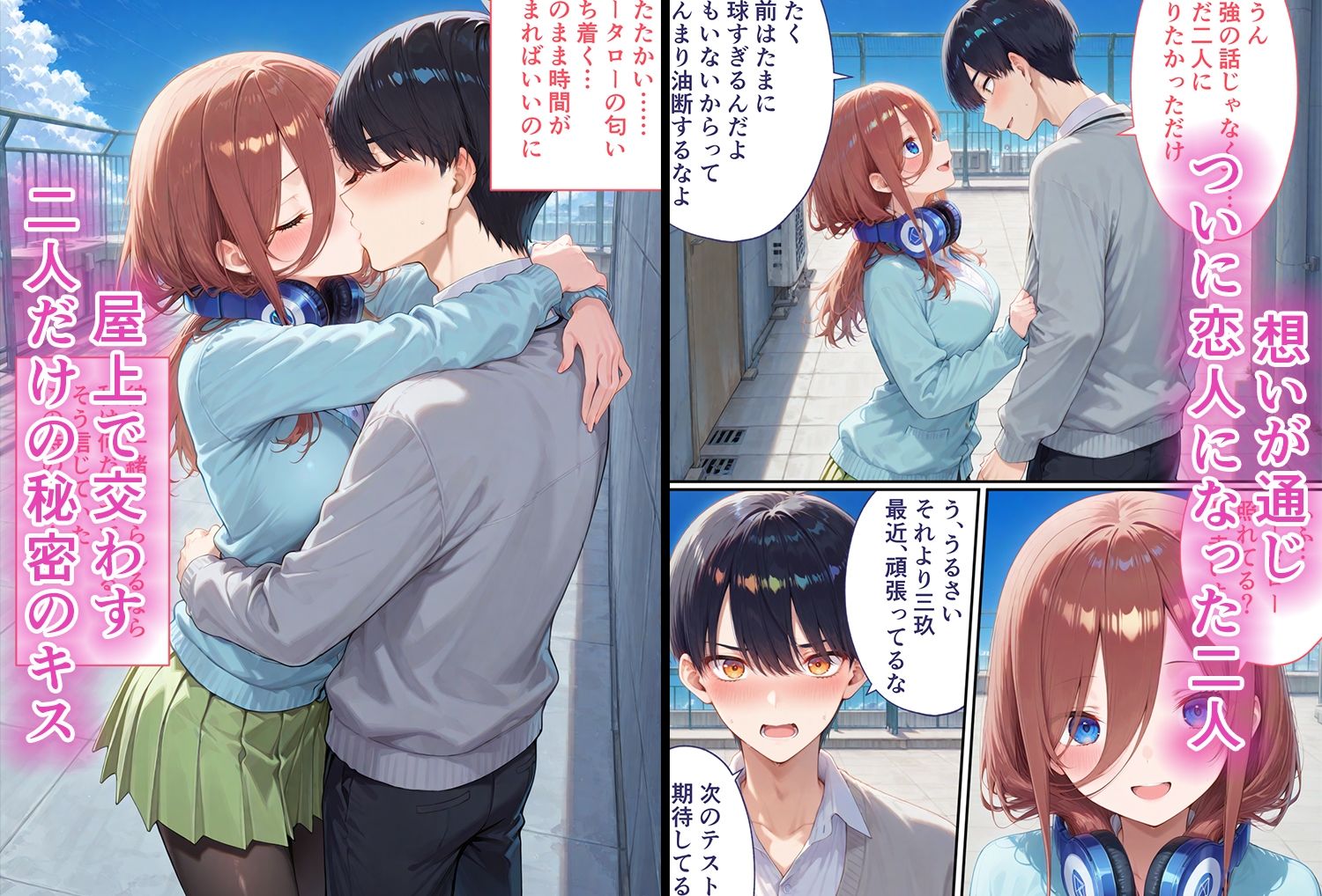 弱みを握られた俺の彼女が寝取られ堕ちるまで 三玖編 - サンプル画像 1