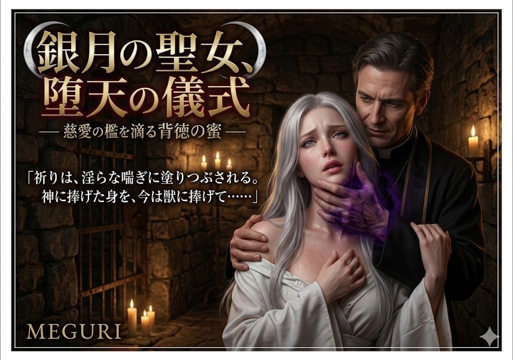 『銀月の聖女、堕天の儀式 ―― 慈愛の檻を滴る背徳の蜜 ――』 - サンプル画像 5