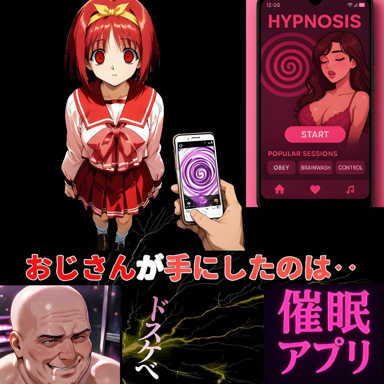 知らない顔をするあかり―催●アプリで変えられた幼なじみ - サンプル画像 1