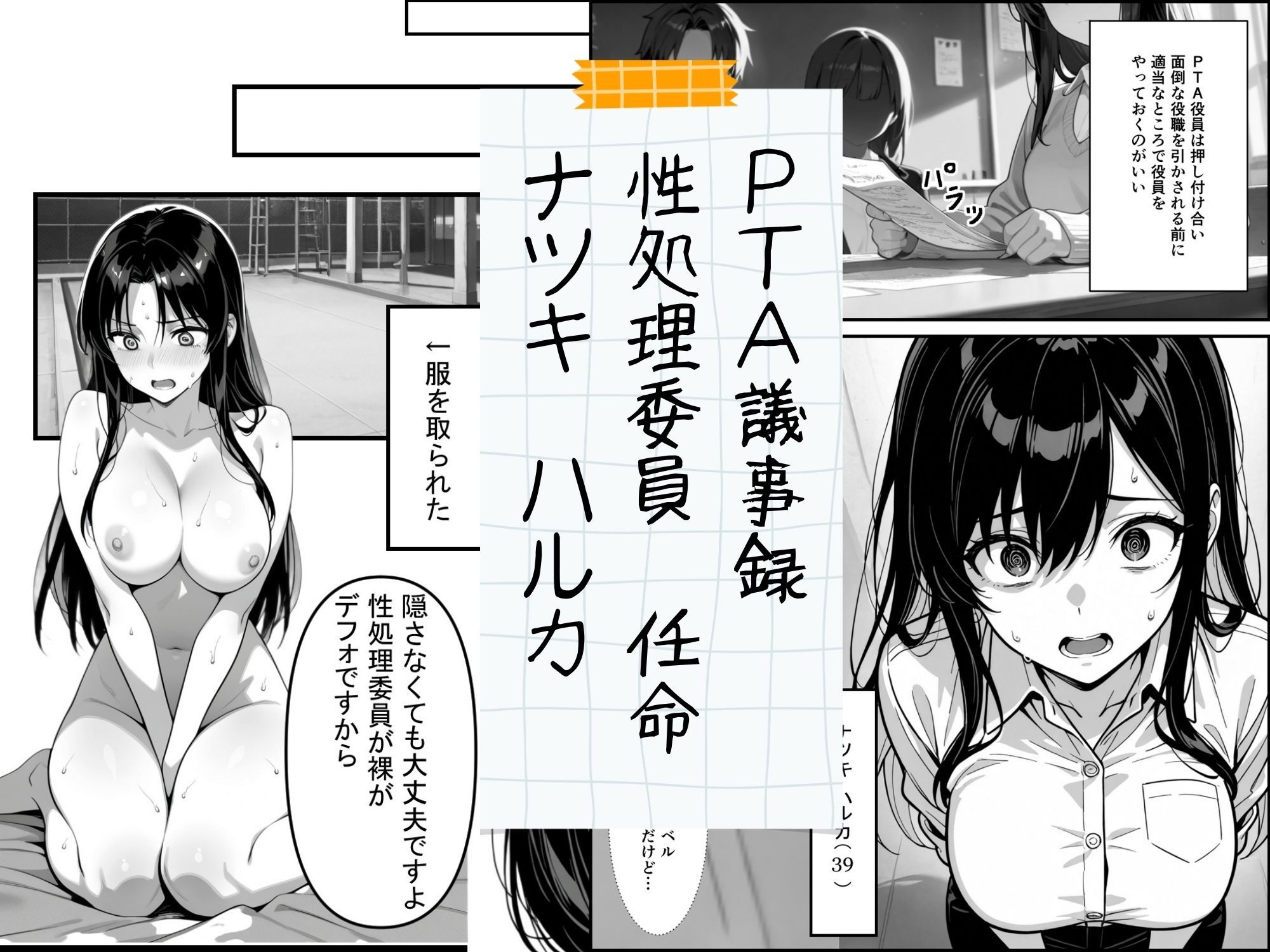 PTAの役員決めで性処理委員にされたナツキさん（39） - サンプル画像 1