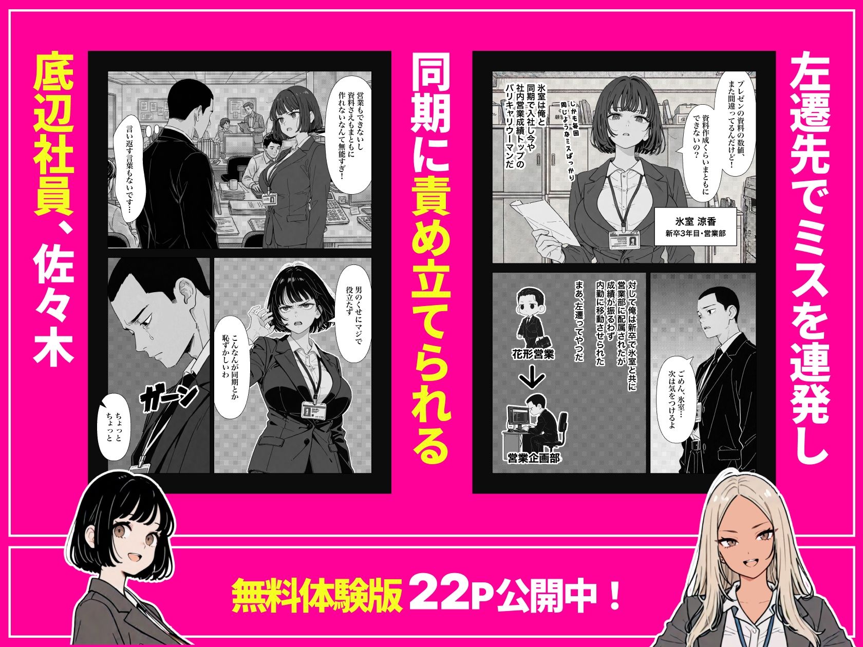 ◯◯しないと出れない部屋でパワハラ同期とアルハラ上司を性奴●にした物語 - サンプル画像 2