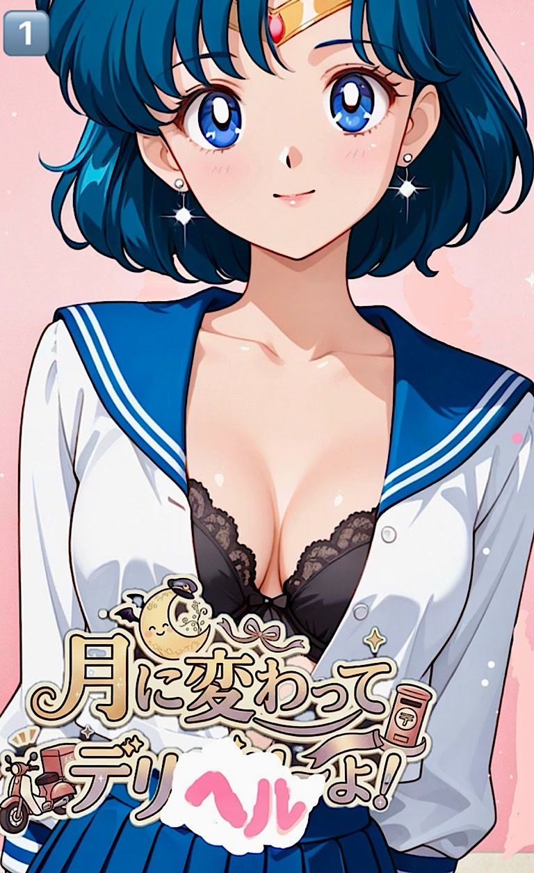 500ページ【月に変わってデリヘル よ！】セーラームー◯水◯亜美  火◯レイ！屈辱！訳ありデリヘルで弱みを握られお爺さん達100人以上と中出しセックス！コミック1巻 - サンプル画像 1