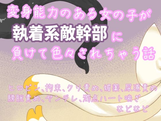 変身能力のある女の子が執着系敵幹部に負けて色々されちゃう話