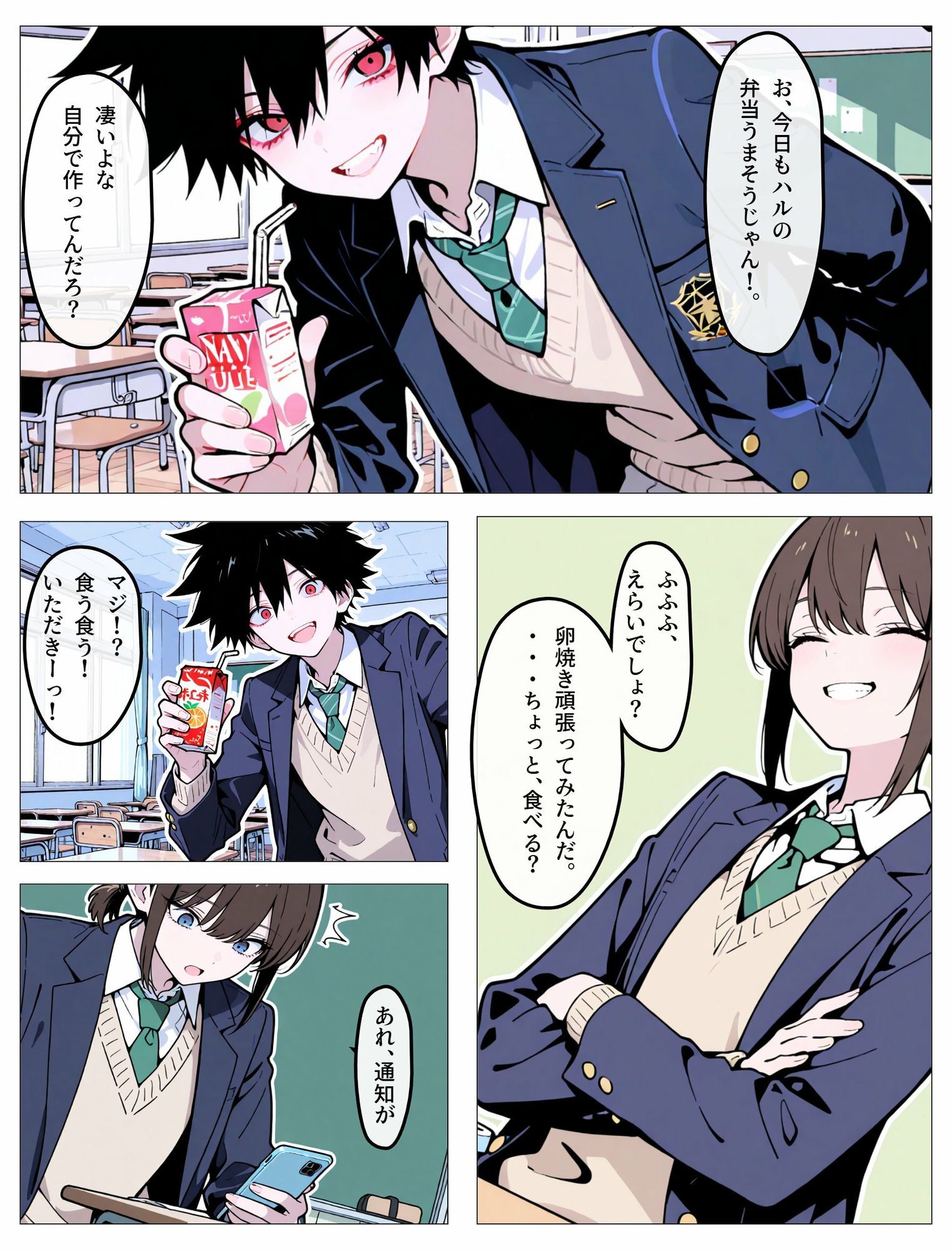 親友への恋心を隠す女装男子の裏垢がバレた日 - サンプル画像 1