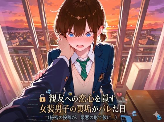 親友への恋心を隠す女装男子の裏垢がバレた日