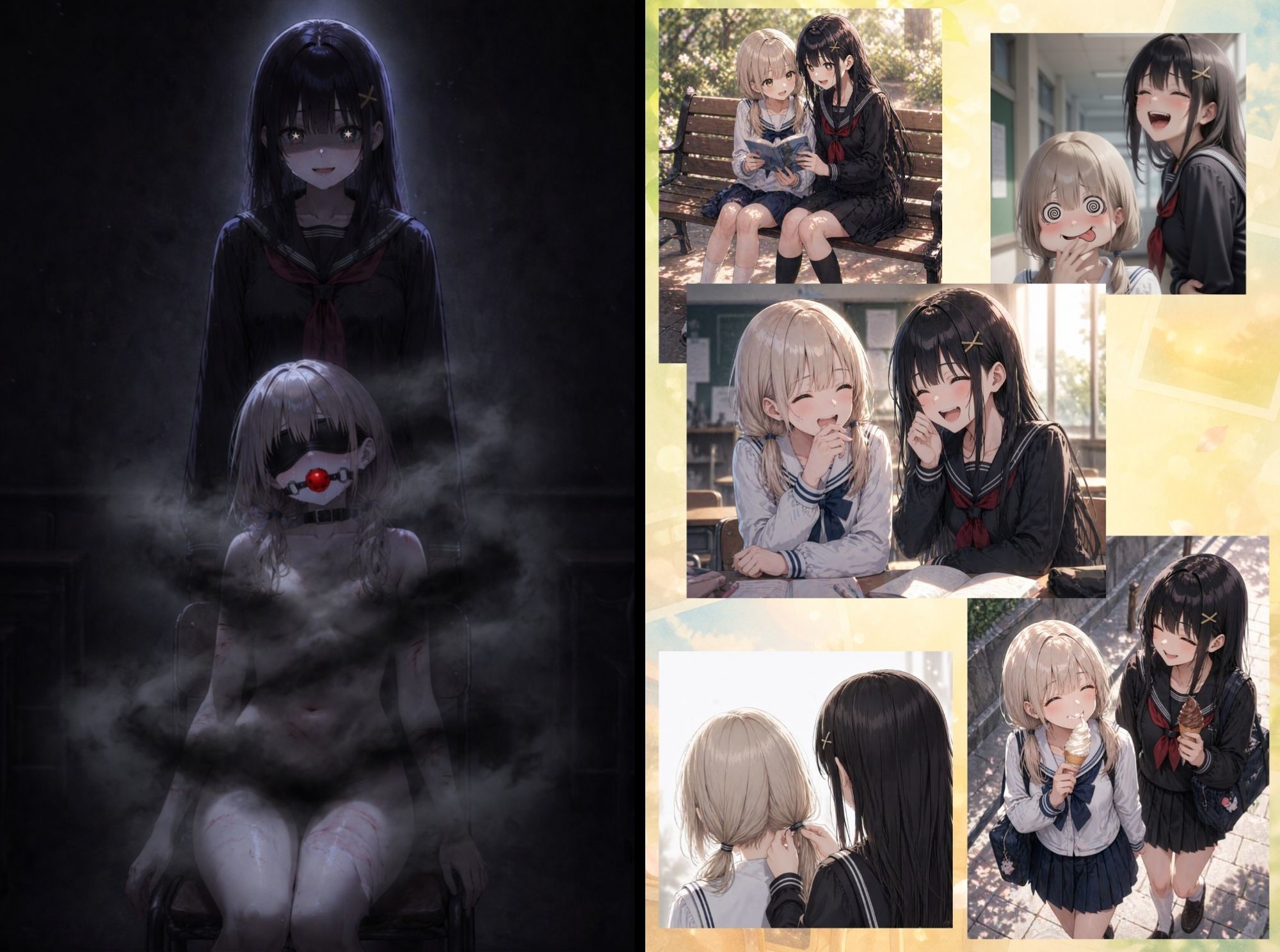 聖域解体  ークラス全員に壊された私を、親友が永遠に所有するまでー - サンプル画像 1