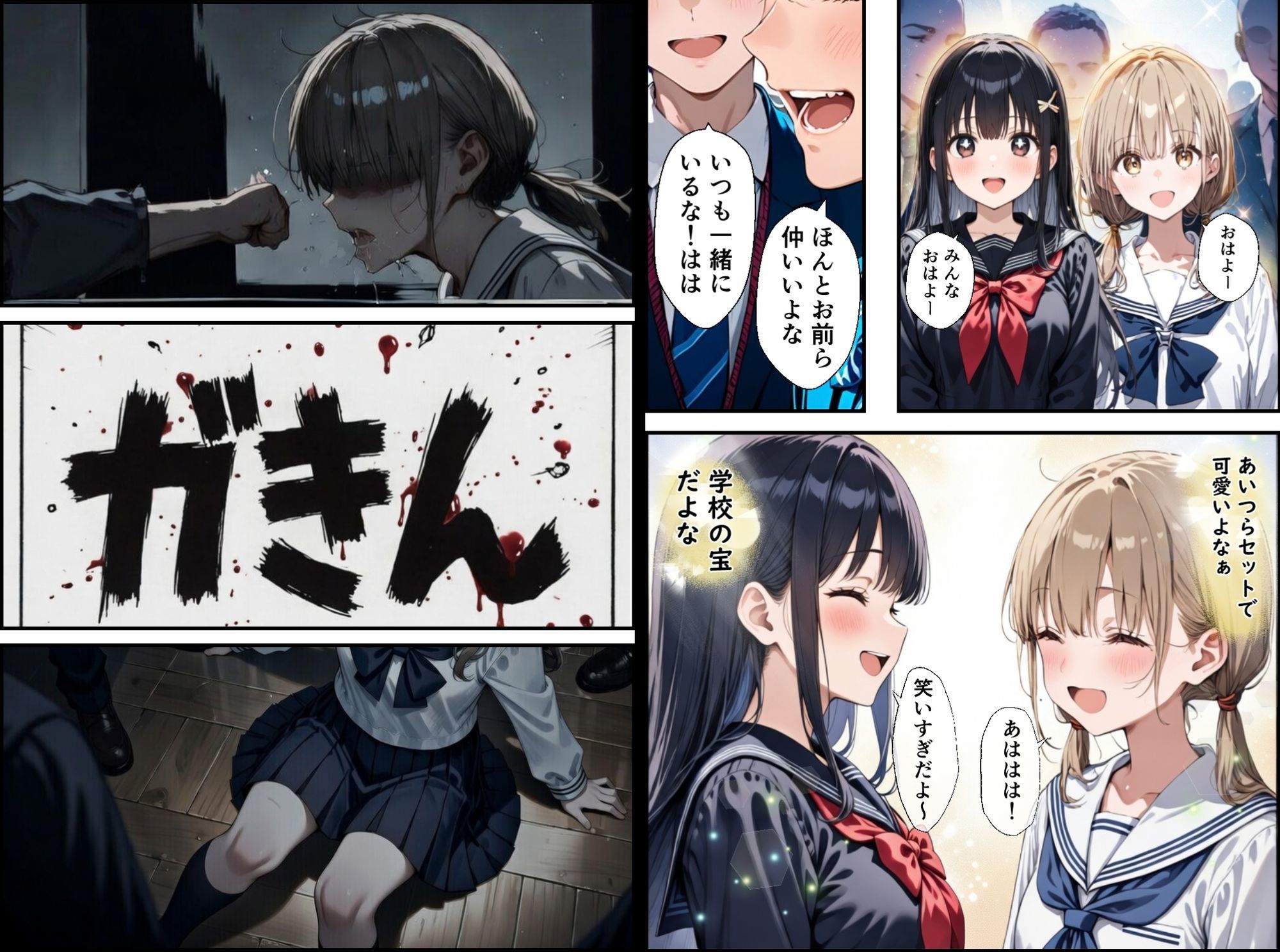 聖域解体  ークラス全員に壊された私を、親友が永遠に所有するまでー - サンプル画像 2