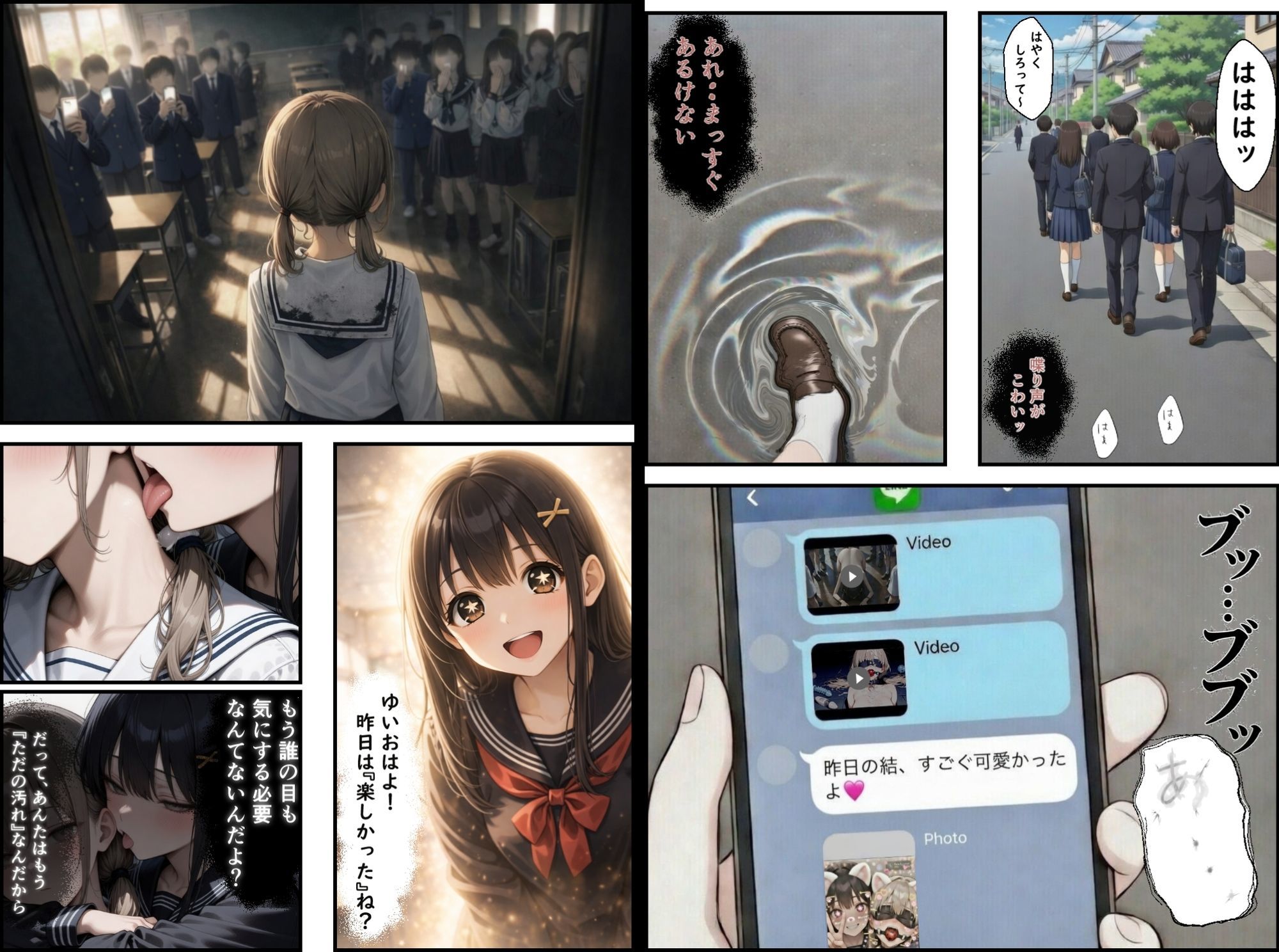 聖域解体  ークラス全員に壊された私を、親友が永遠に所有するまでー - サンプル画像 8