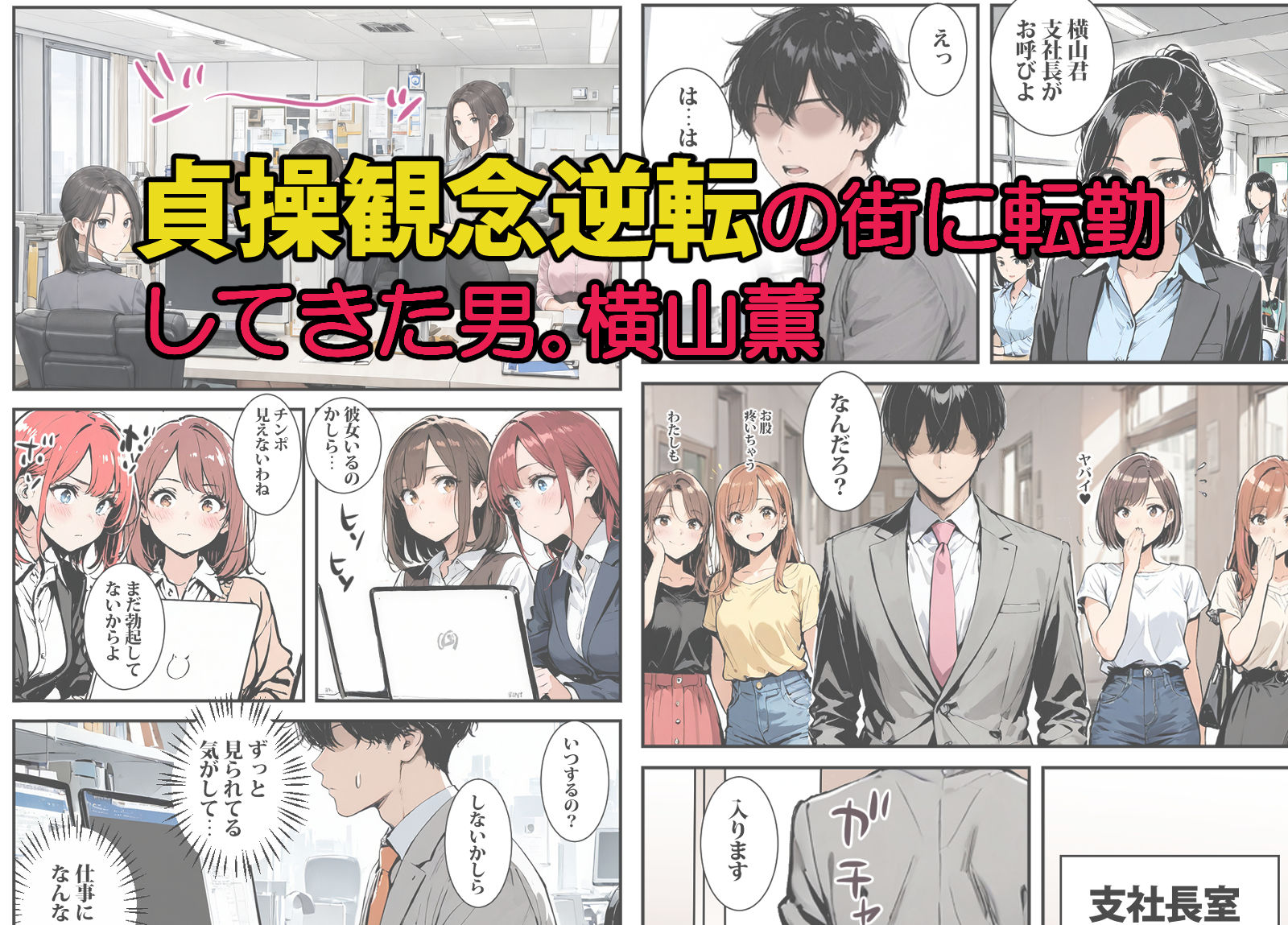 転勤した街は貞操観念逆転の街だった2 - サンプル画像 1