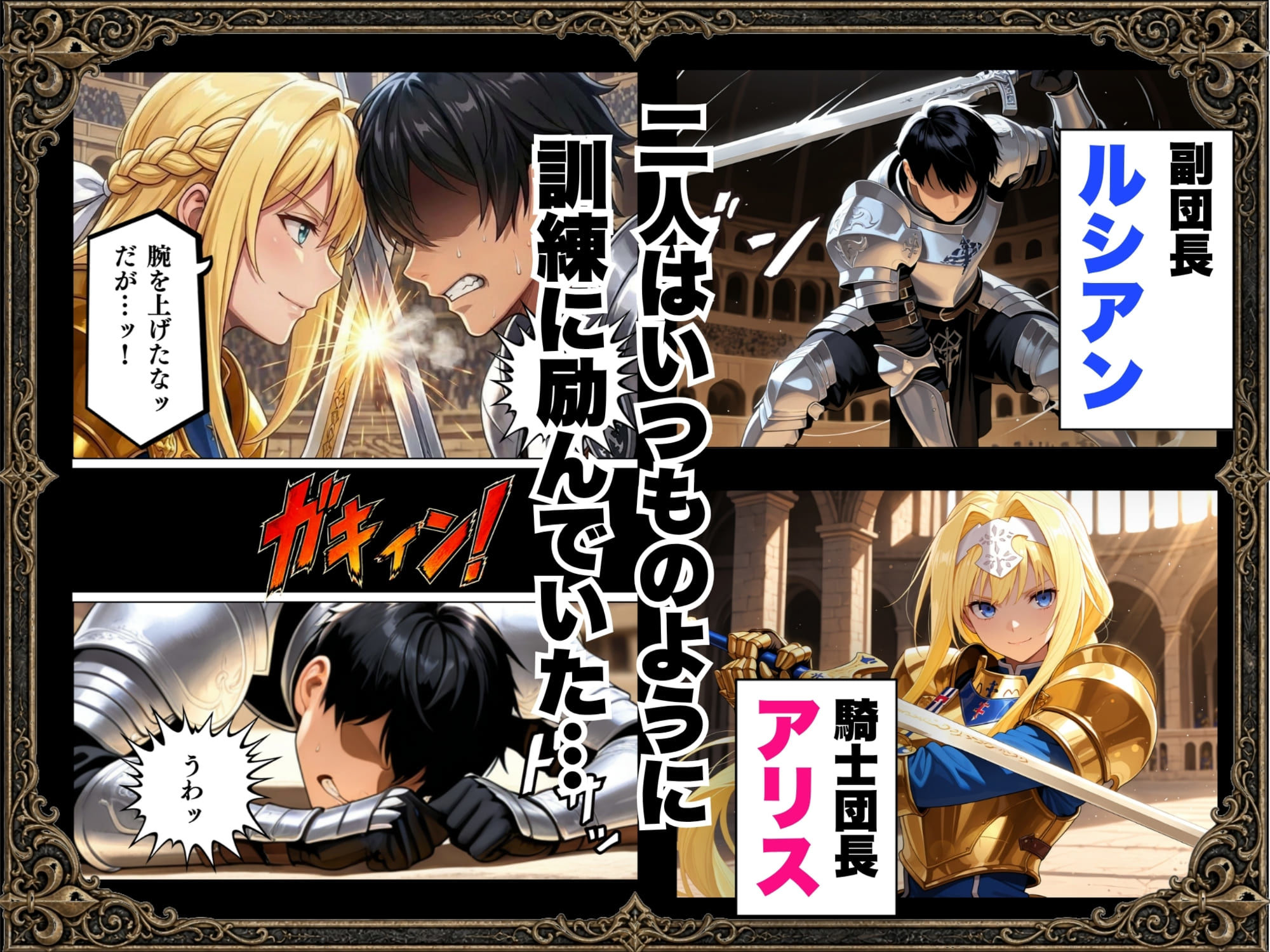 敗北騎士アリス〜メス堕ちNTR〜 - サンプル画像 1