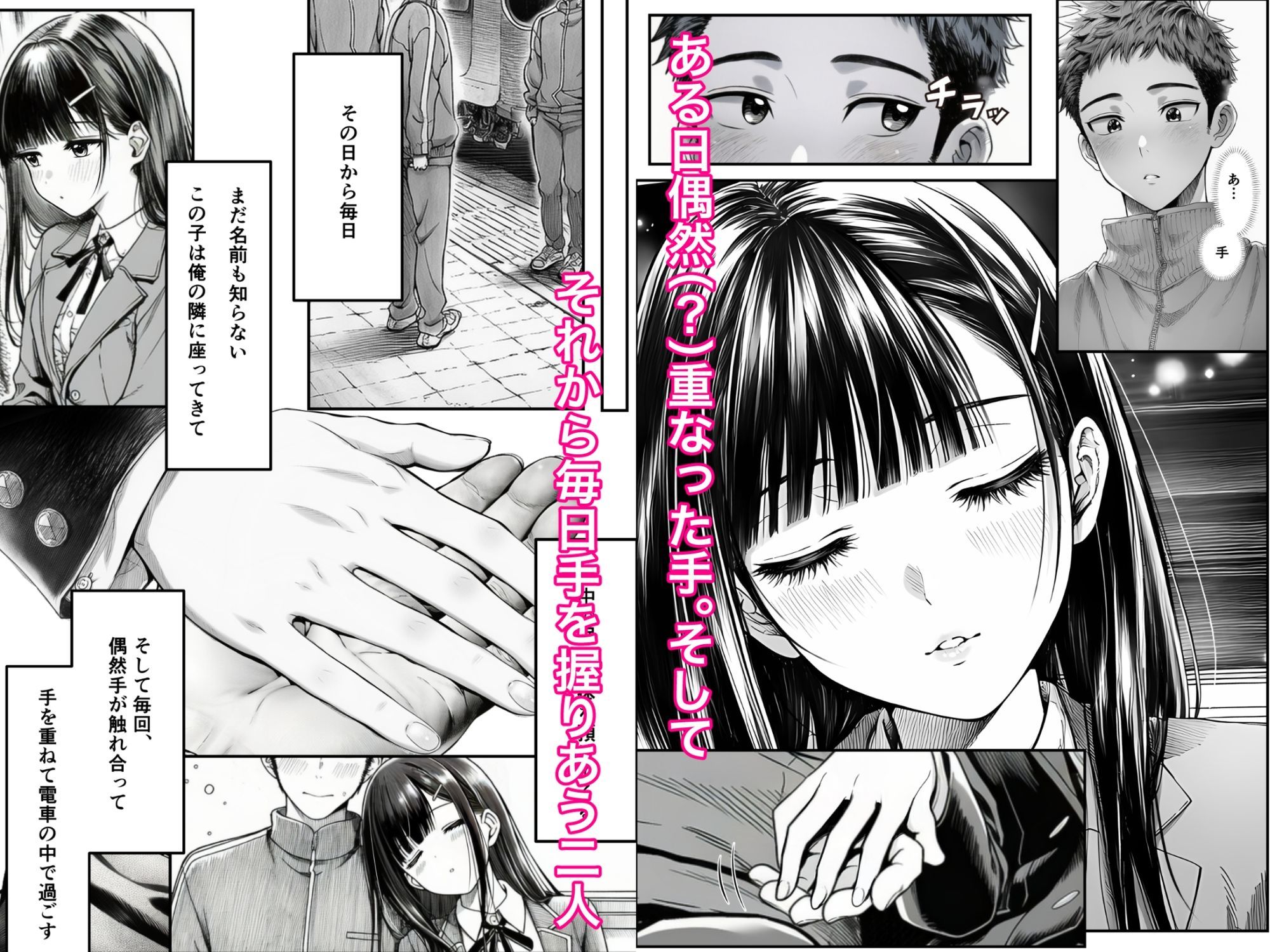 電車で何度も肩にもたれかかってくる女の子と、子作りセックスしてしまった - サンプル画像 3