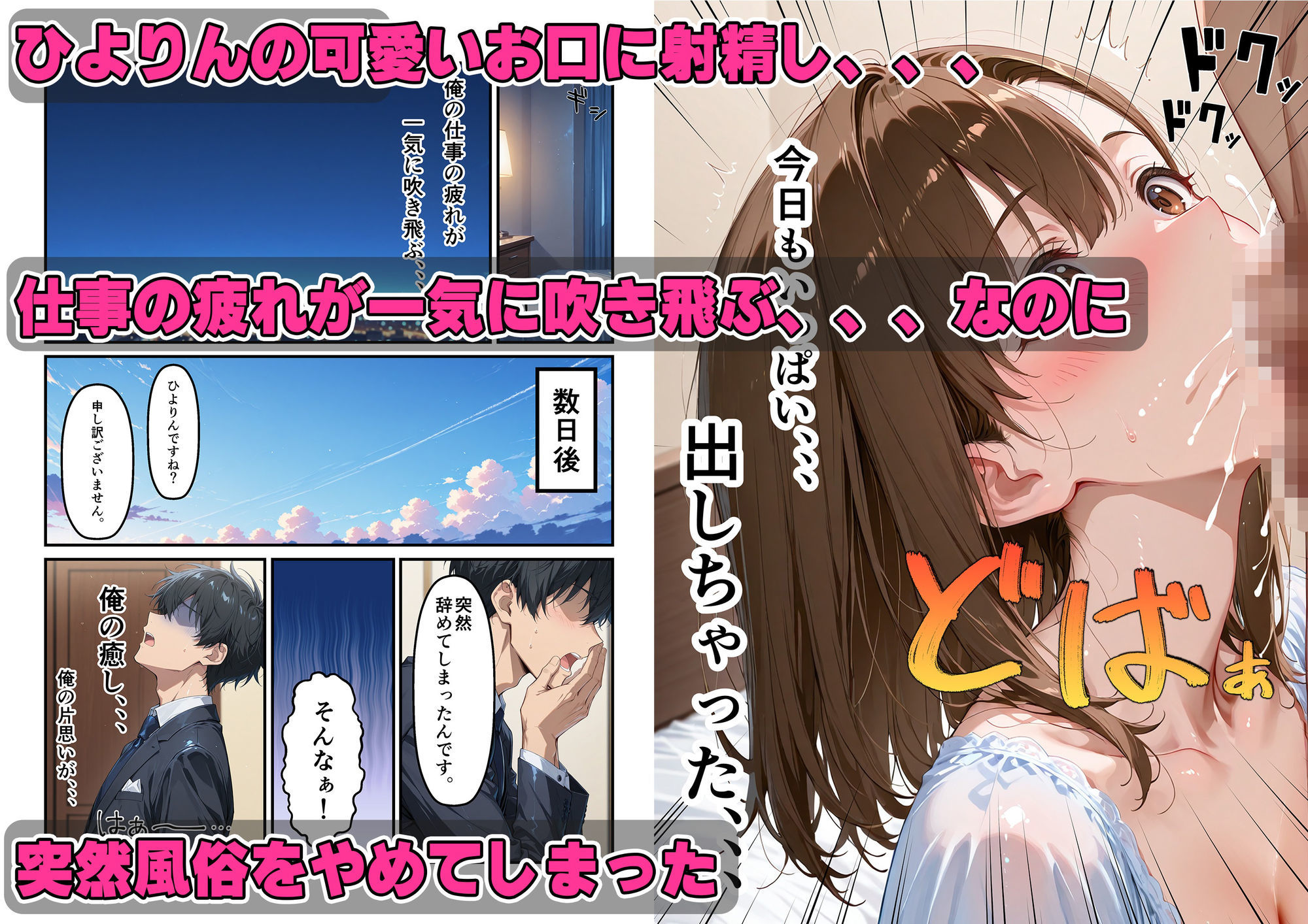 あざと可愛い風俗嬢は俺の部下？実はドMな彼女に生はめセックス〜俺のチンポでイキまくる - サンプル画像 2