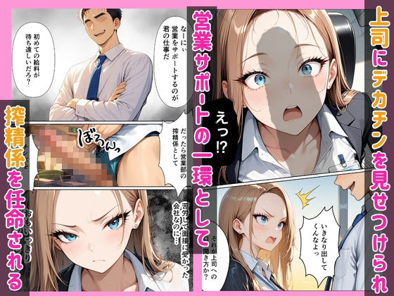 新卒問題ギャル 3人の上司のデカチンでお仕置きセックス 搾精されまくった話 - サンプル画像 5