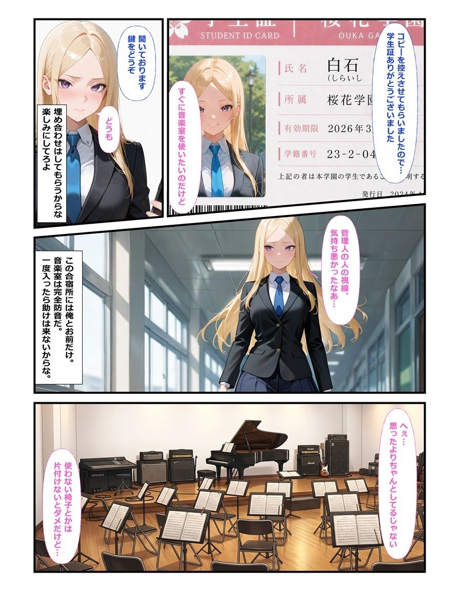 奏でられる不協和音  絶頂に染まった天才バイオリニストはもう弾けない - サンプル画像 3