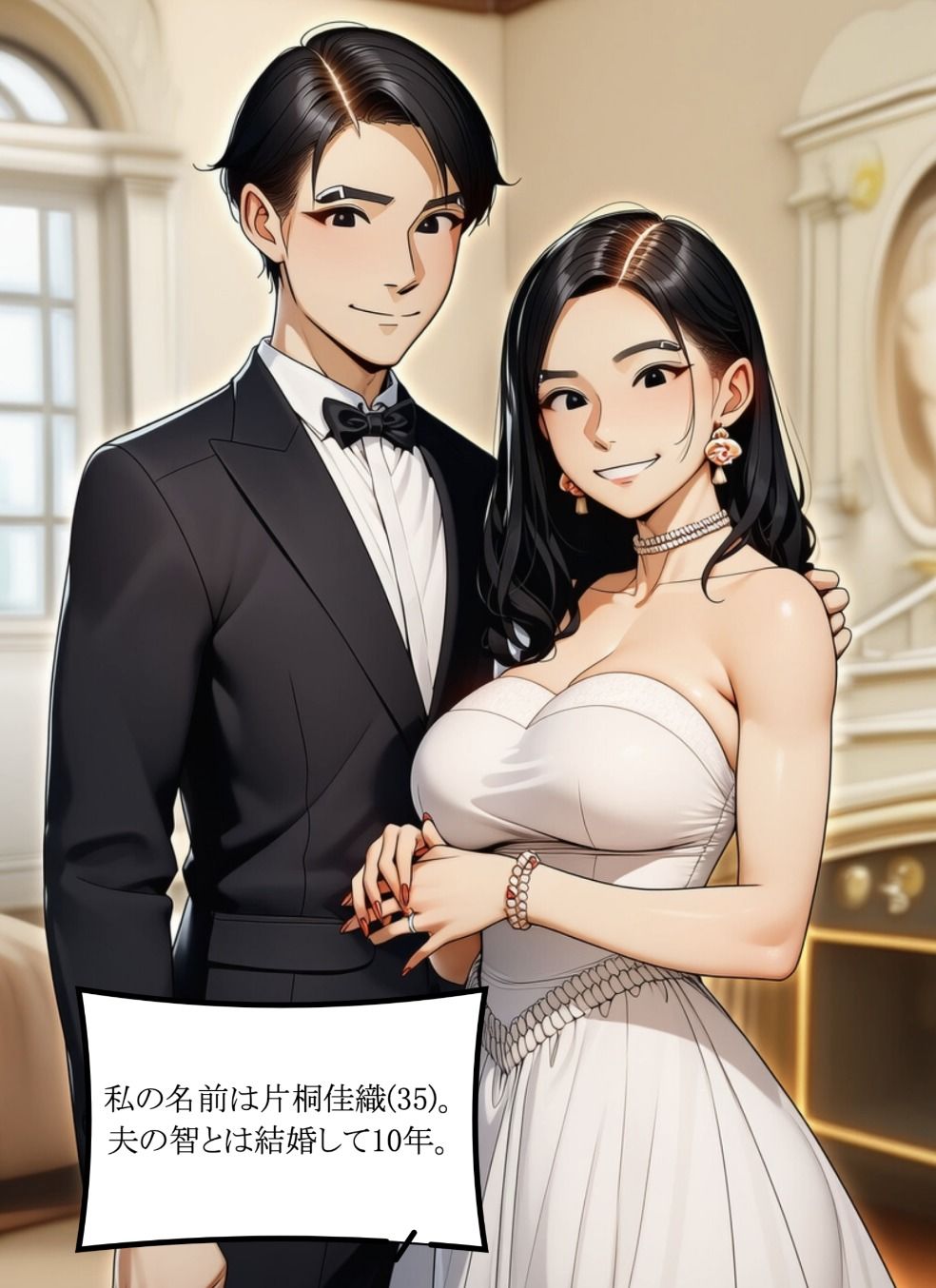 隣人ガチャSSRの人妻・片桐佳織（35）が寝取られるまでの話。 - サンプル画像 1