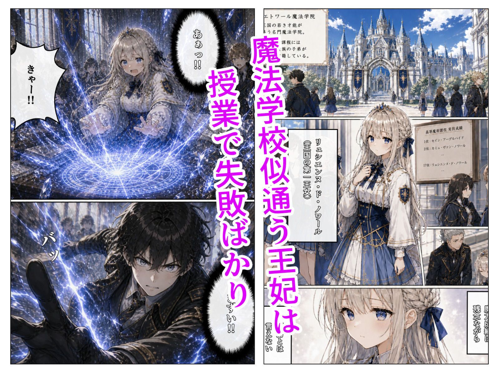 落ちこぼれ王女の秘密補習 - サンプル画像 1