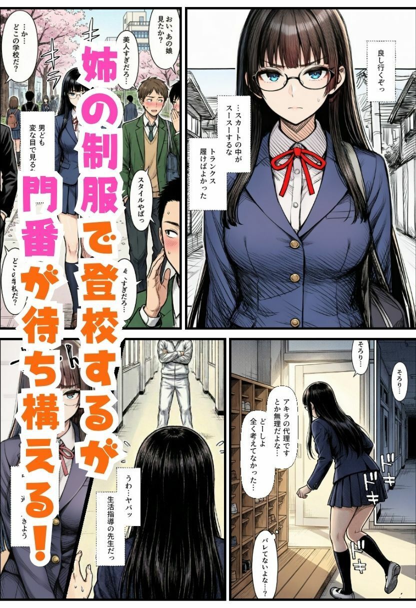 TS生徒会長になったオレ！先生に生徒指導室でわからせ中出しされメス堕ち - サンプル画像 3