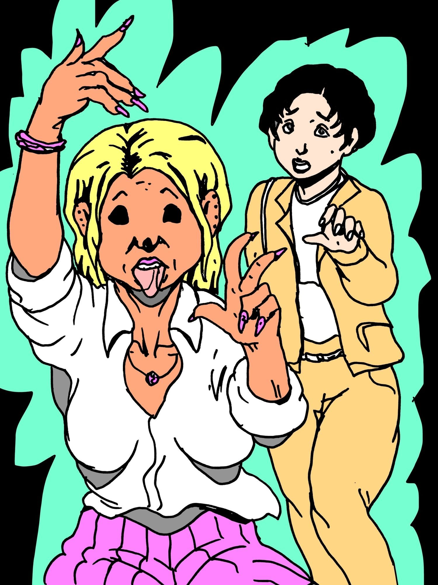 娘の尻拭いでオナニーさせられる人妻 - サンプル画像 1