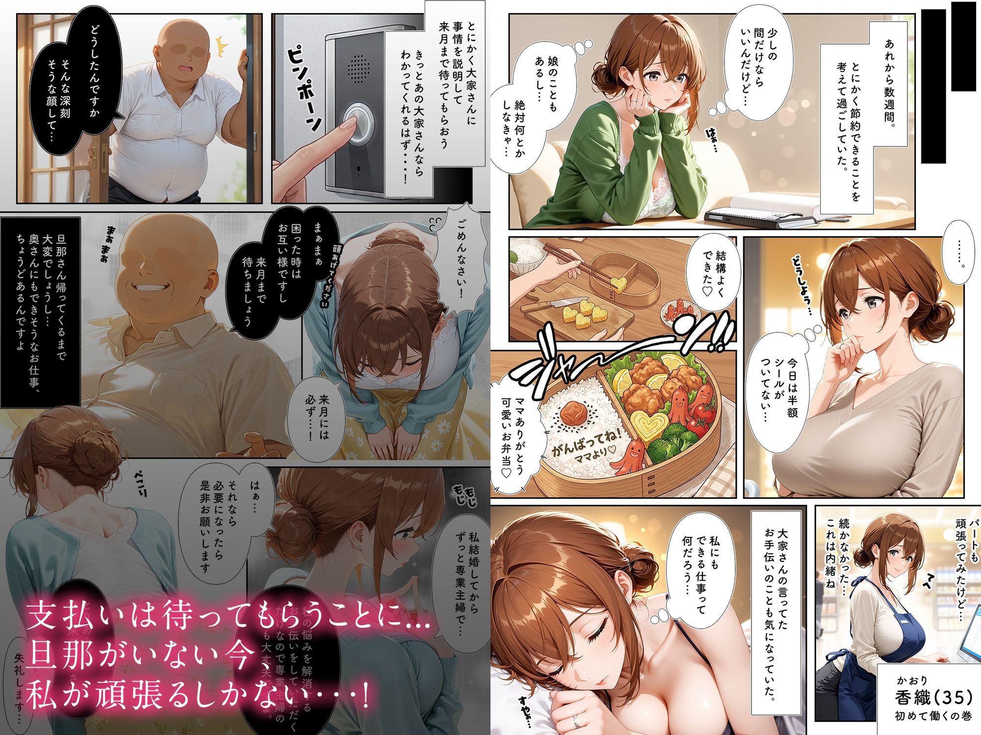 店子の人妻は雌になる - サンプル画像 3
