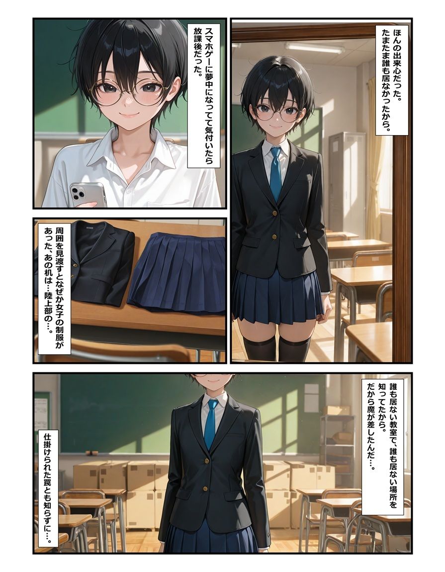 男の娘として生きていく - サンプル画像 1