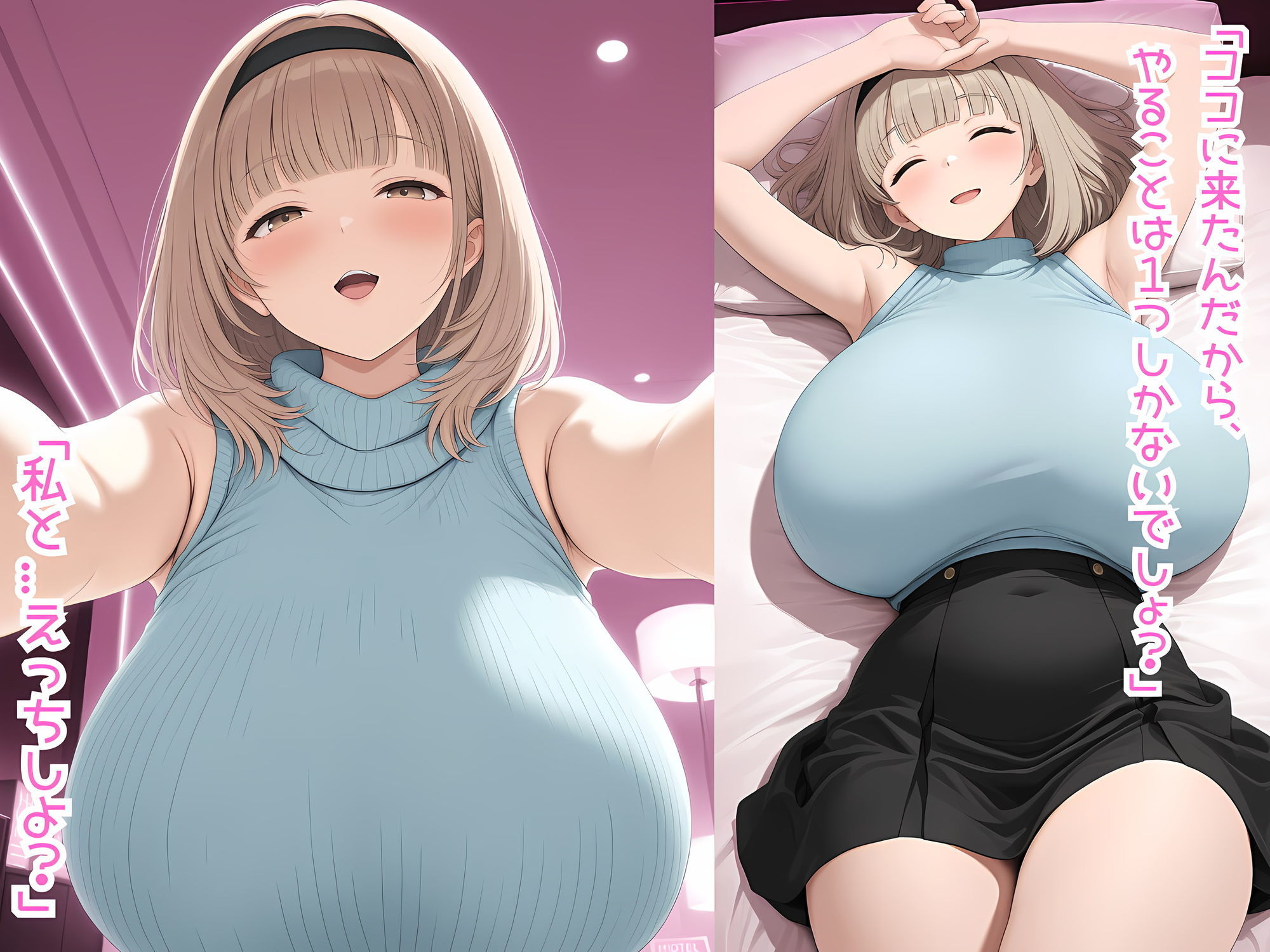 童貞の俺が爆乳先輩にお持ち帰りされる漫画。 - サンプル画像 2