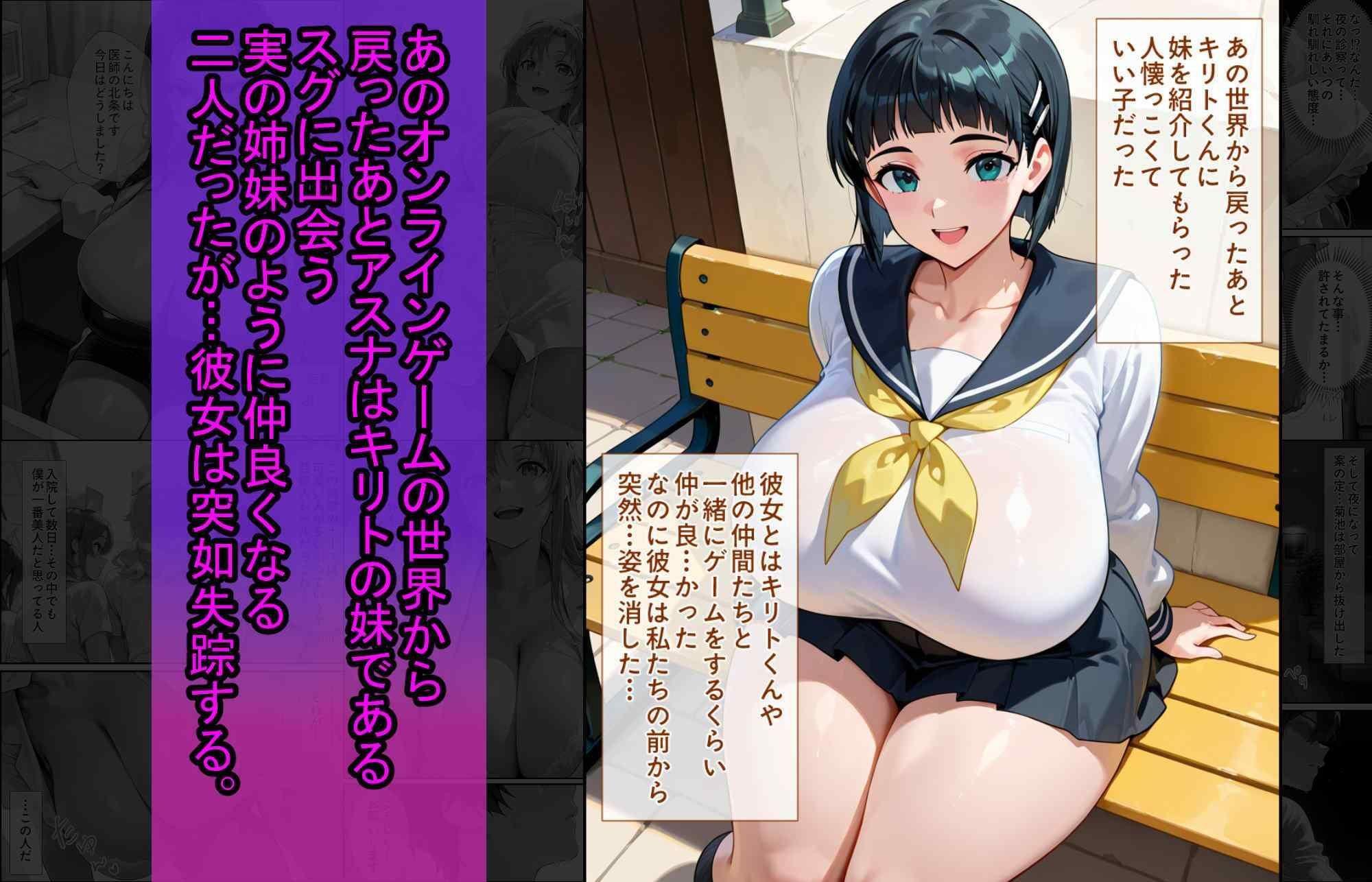 爆乳J●  アスナちゃんが巨根おじさんに寝取られる  話11 - サンプル画像 3
