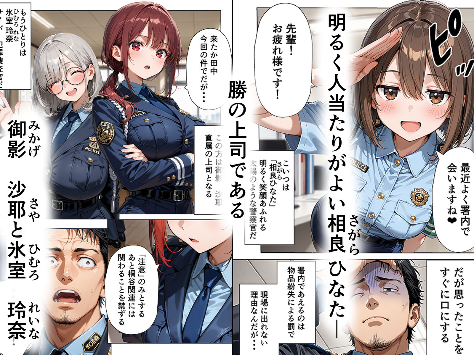婦警憑依  後輩婦警に憑依したら事件が解決しそうな件  CaseI  相良ひなた編 - サンプル画像 2