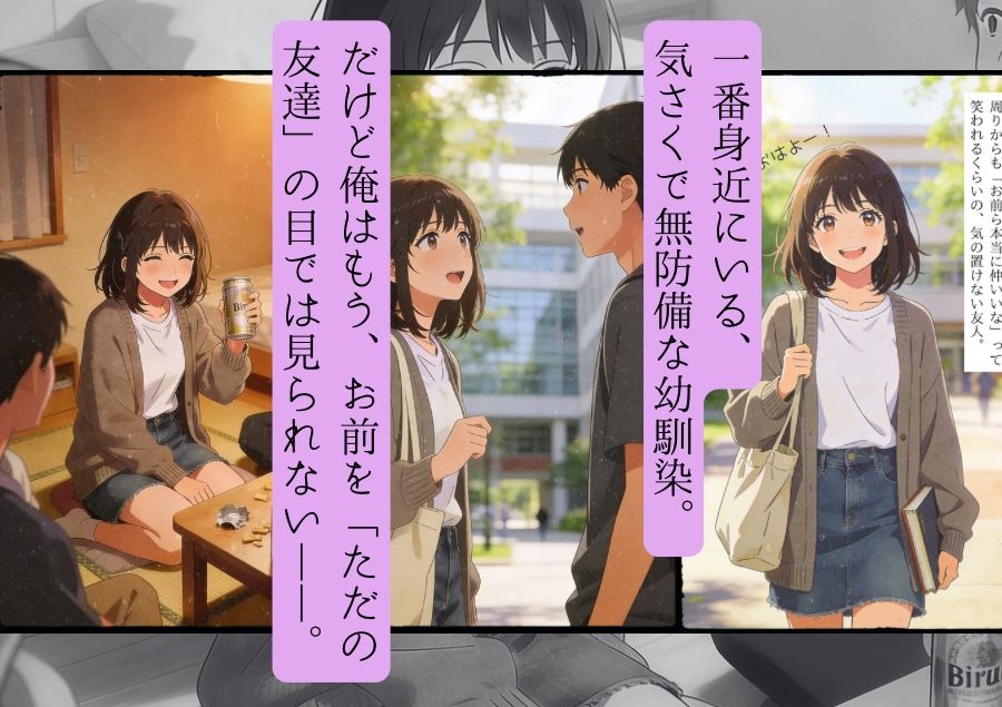 僕だけの覗き見鑑賞会〜宅飲みで仕掛けた秘密のライブビュー〜 - サンプル画像 2