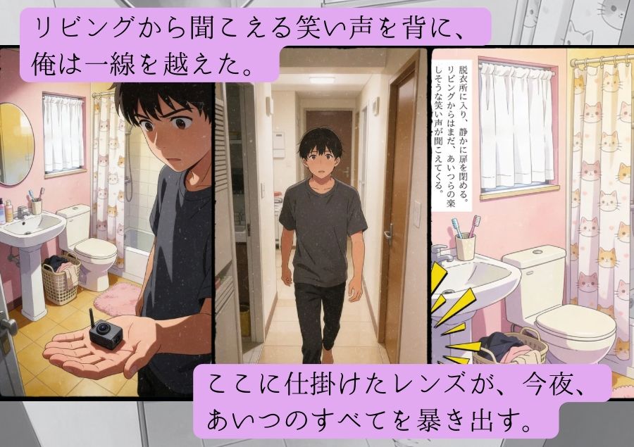 僕だけの覗き見鑑賞会〜宅飲みで仕掛けた秘密のライブビュー〜 - サンプル画像 3