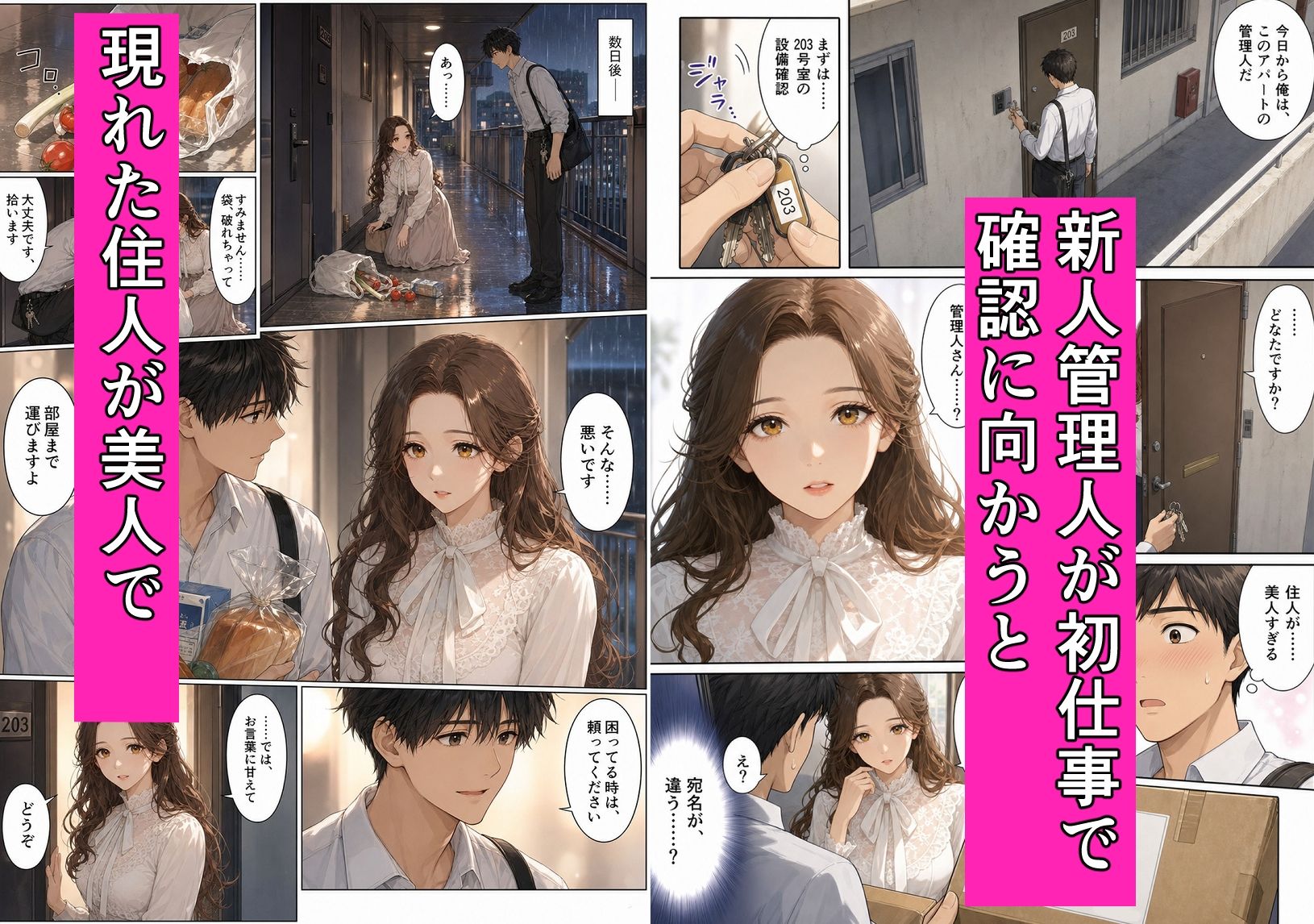 アパートの管理人になったら住人が美人だった件 - サンプル画像 1