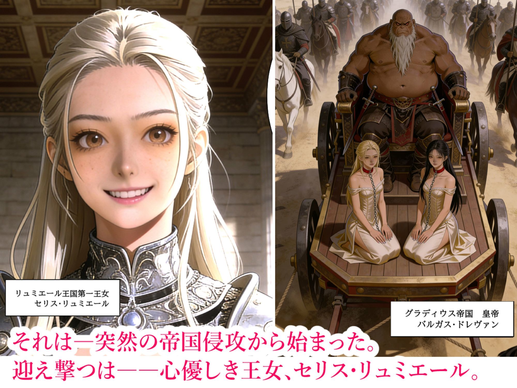 3戦姫、堕ちる - サンプル画像 1