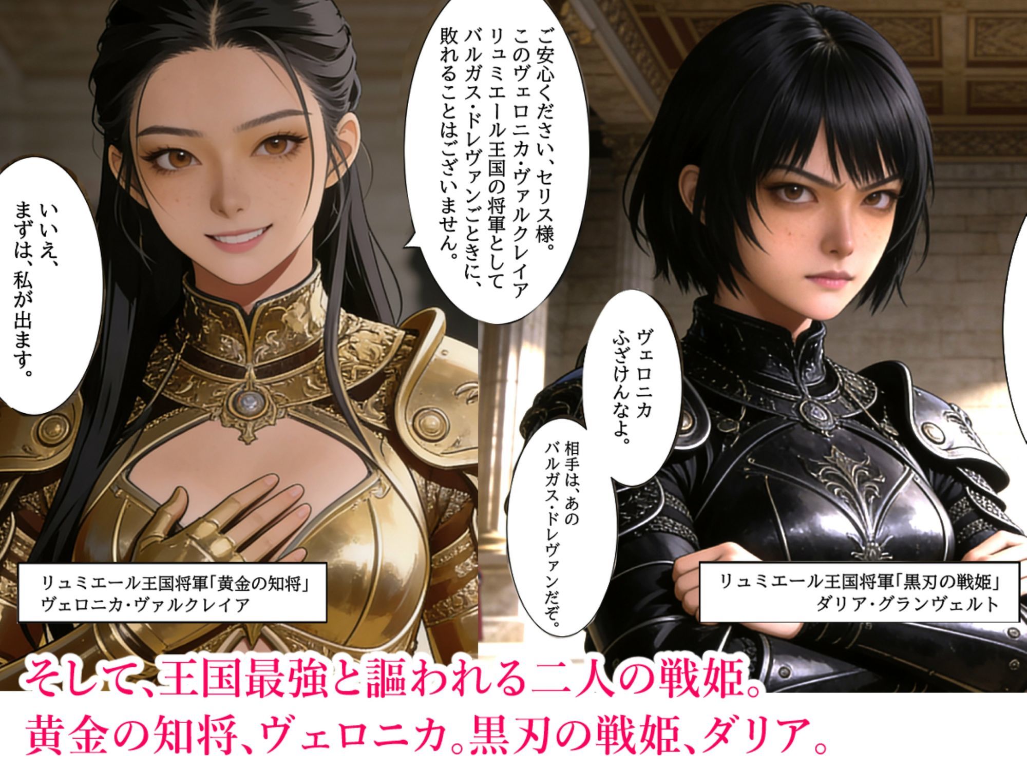 3戦姫、堕ちる - サンプル画像 2