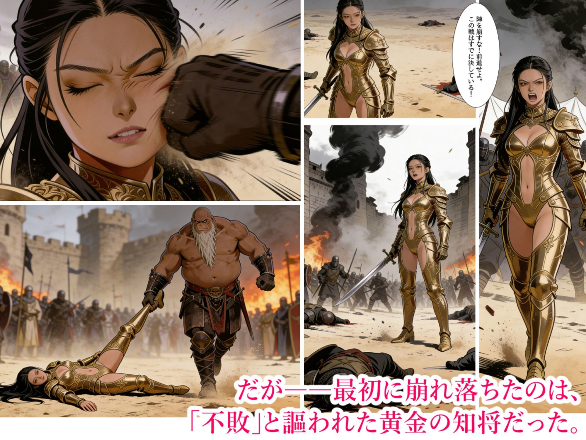 3戦姫、堕ちる - サンプル画像 3