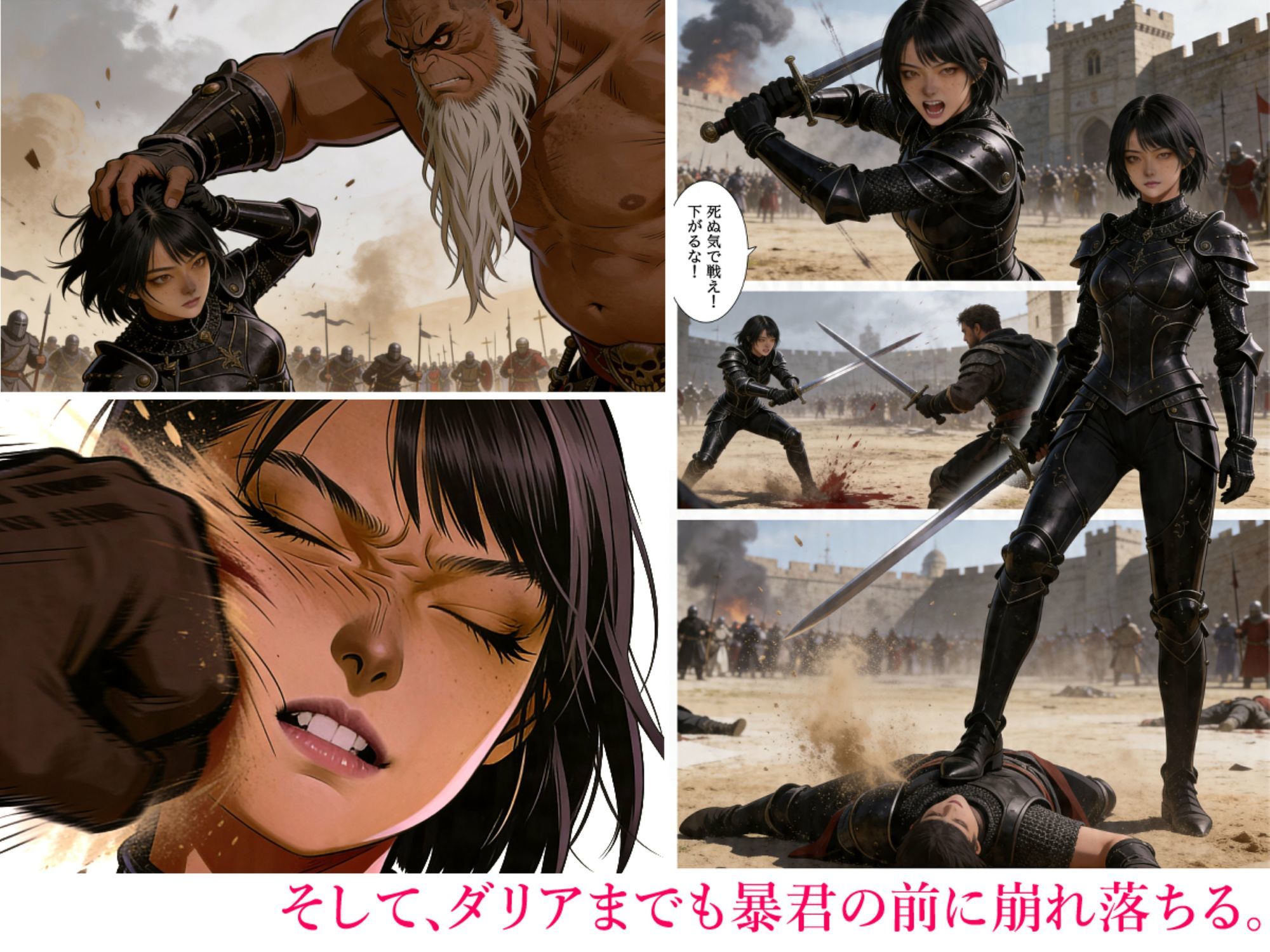 3戦姫、堕ちる - サンプル画像 5