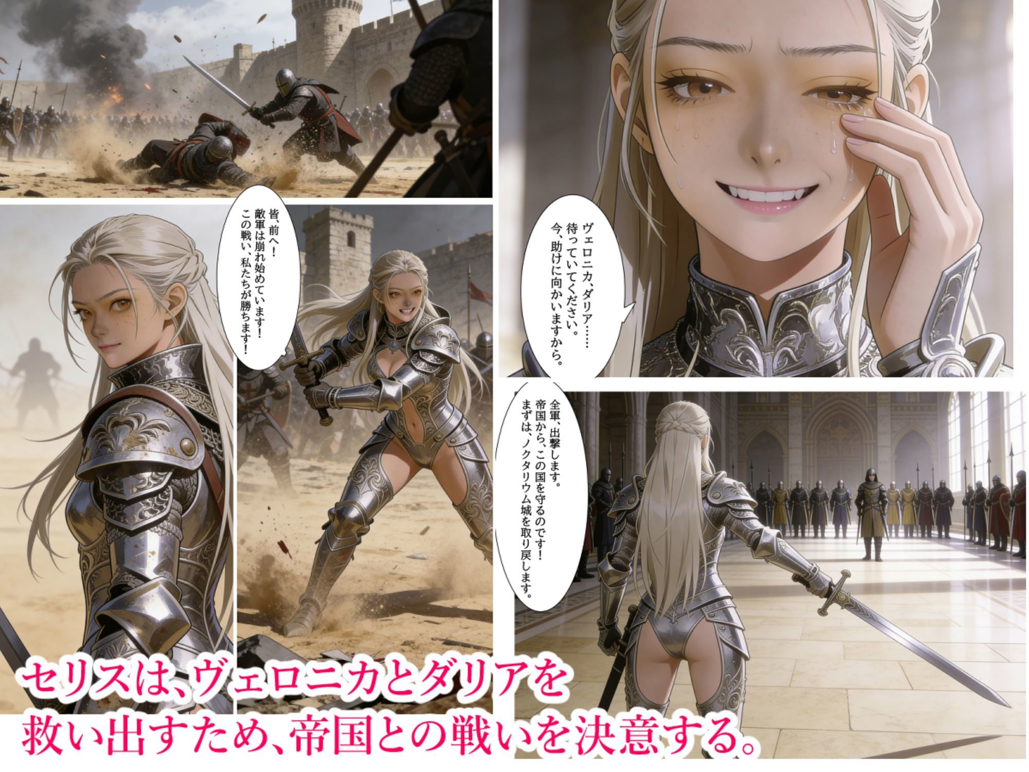 3戦姫、堕ちる - サンプル画像 7