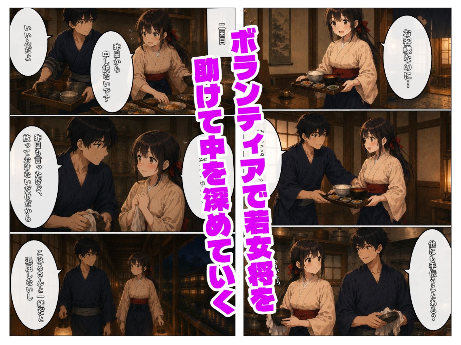 宿帳に、君の名前-夜の見回りは、君とふたりで。 - サンプル画像 2