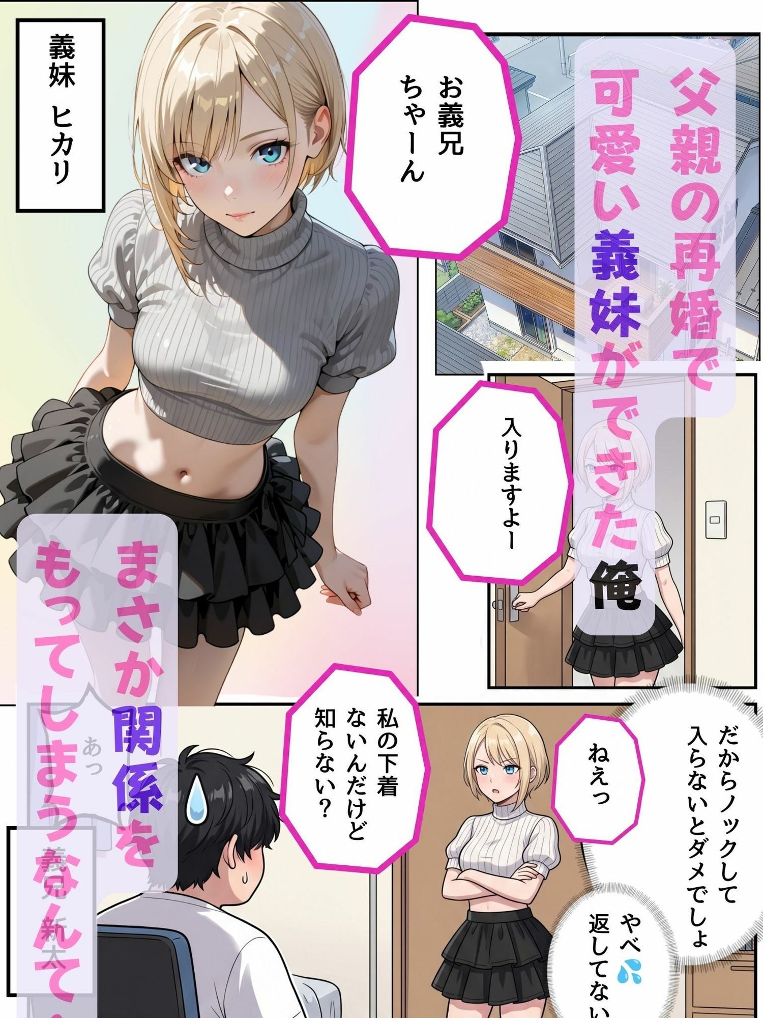 義妹のパンツでオナってたらエロい目にあった話 VOL.3 - サンプル画像 1