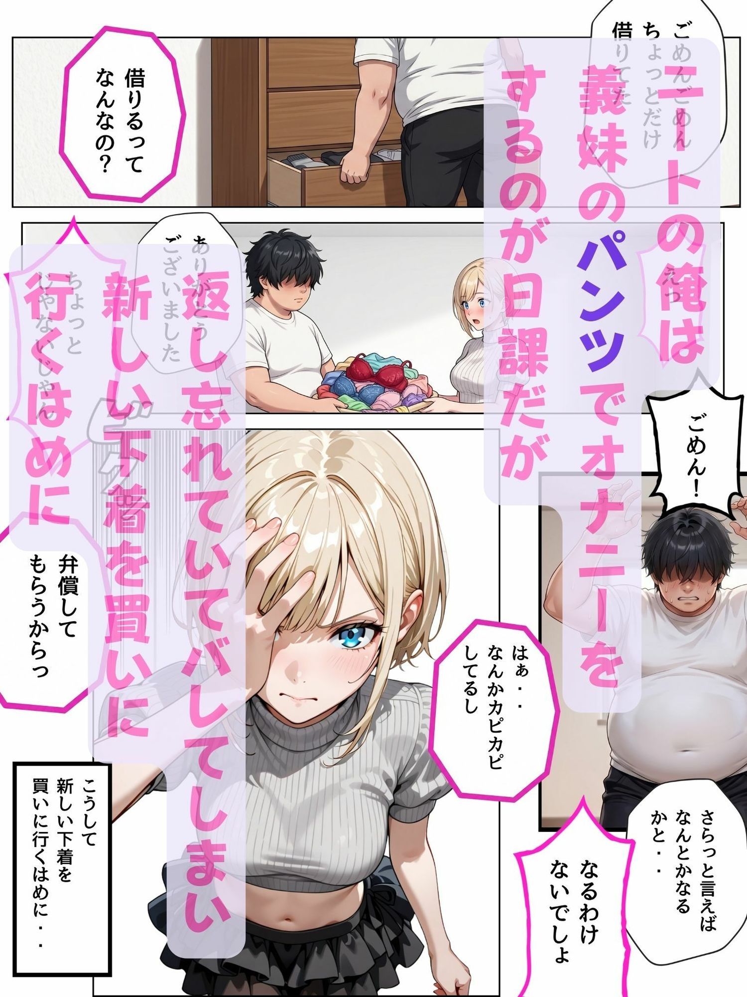 義妹のパンツでオナってたらエロい目にあった話 VOL.3 - サンプル画像 2