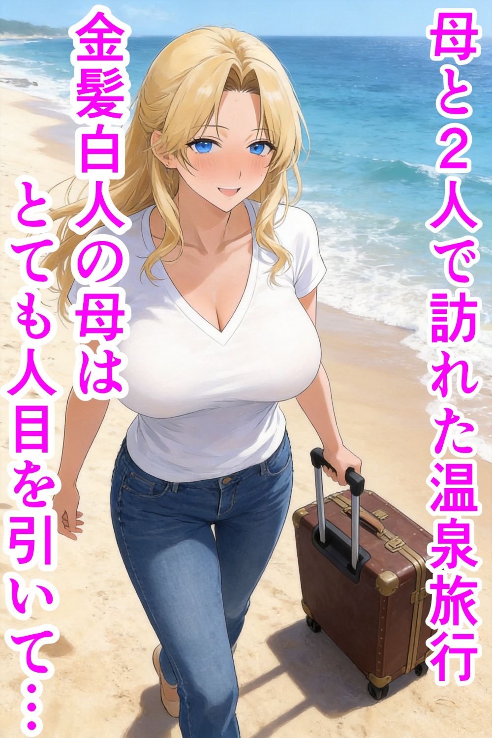 Mother…爆乳ブロンド白人ママ托卵受精温泉旅行 - サンプル画像 2