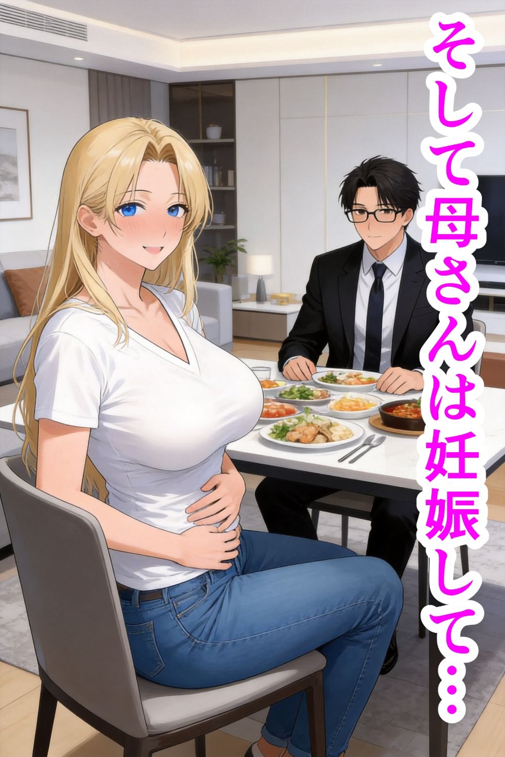 Mother…爆乳ブロンド白人ママ托卵受精温泉旅行 - サンプル画像 7